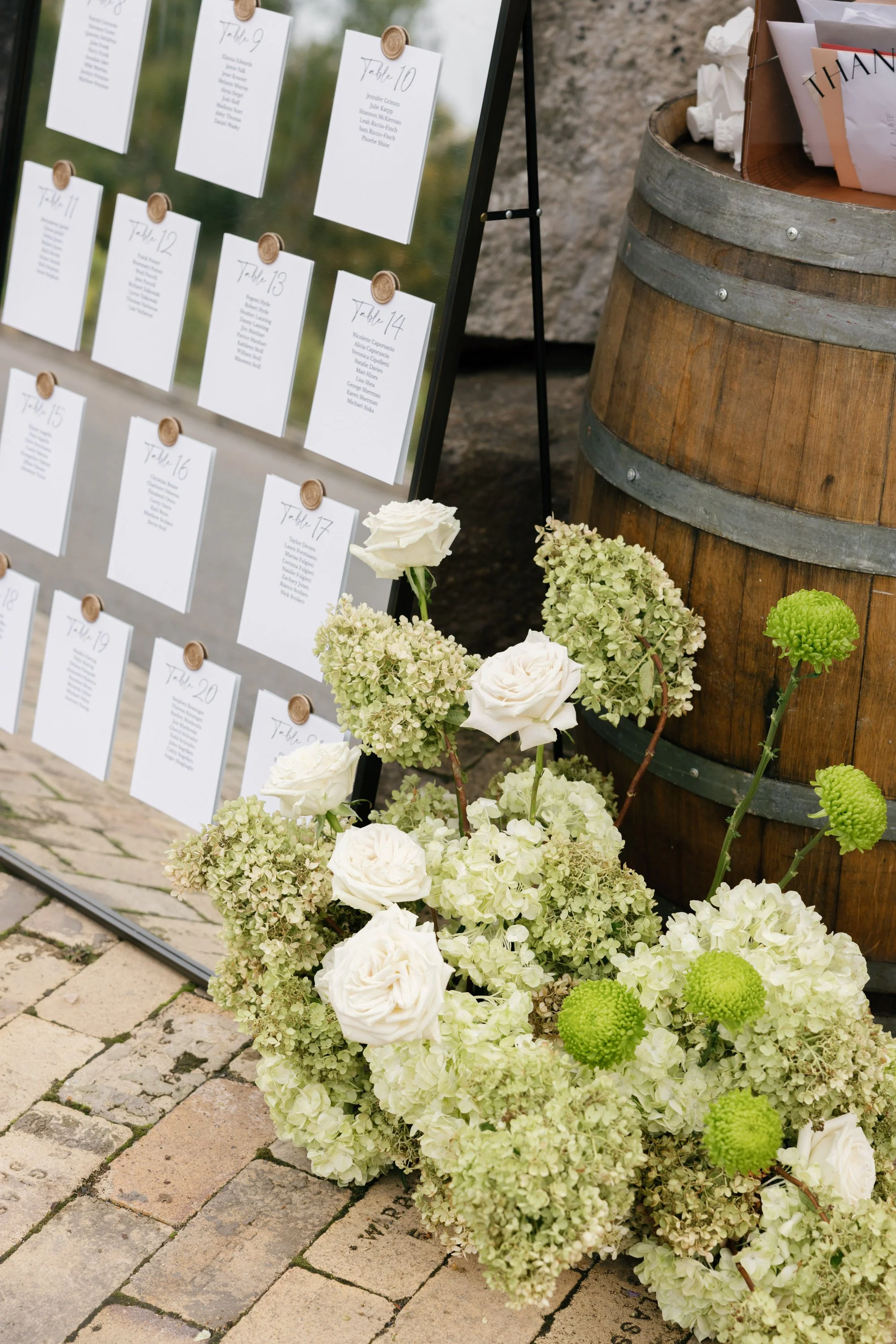 Seating Chart Garden Floor Arrangement | City Winery Wedding