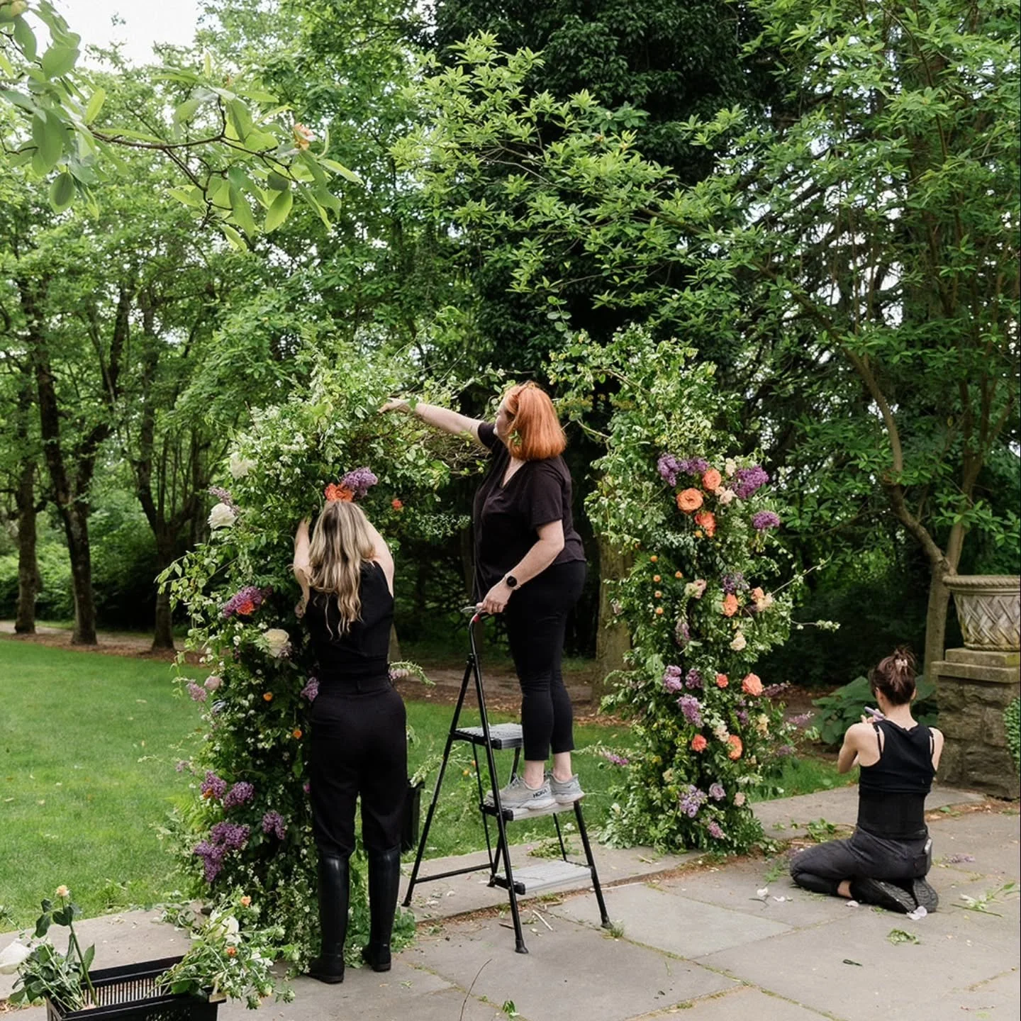 Serving weddings across NJ, NYC, the Hudson Valley, the Catskills, CT &amp; PA, and we're still, at heart, a small studio built around one wedding at a time. Yours.

That means direct access to the people designing your day; a process that listens; f