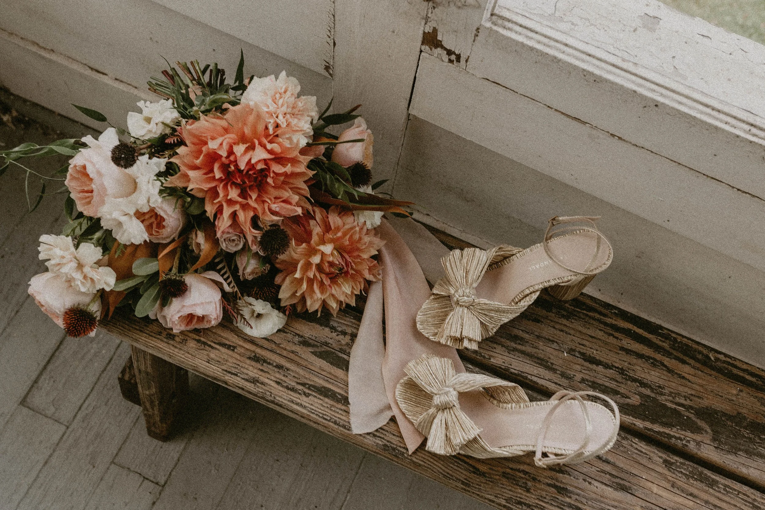 Fall Dahlia Bridal Bouquet