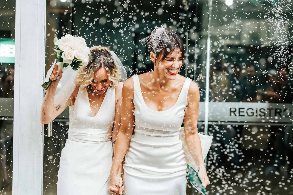 Pati y Agus, dos novias increíbles