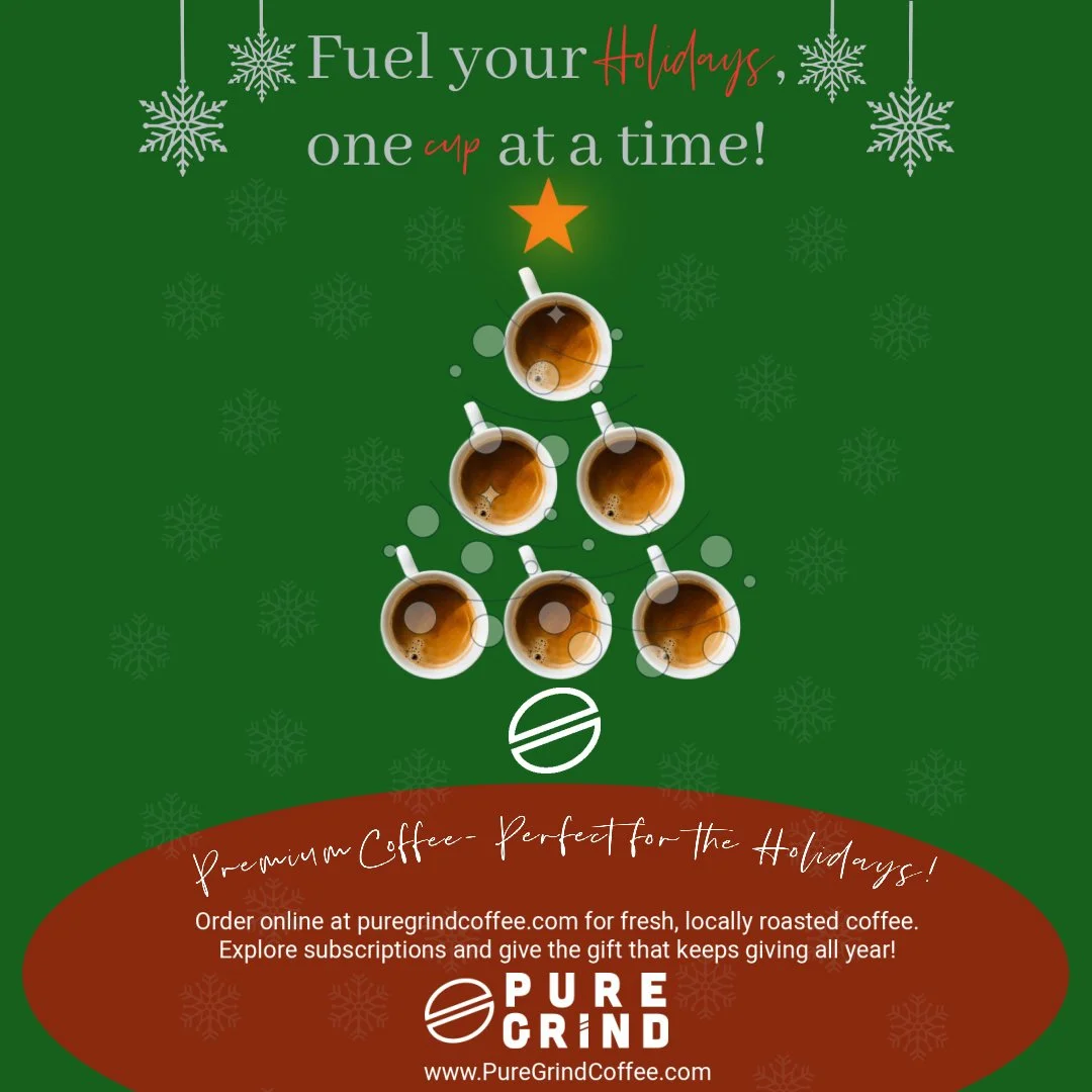 🎄 Fuel Your Holiday Hustle 🎄

Tis the season for wrapping, shopping, baking, and pretending to relax.

Keep your holiday spirit (and sanity) alive with Pure Grind Coffee.

Because &ldquo;jolly&rdquo; starts with java. 

https://www.puregrindcoffee.