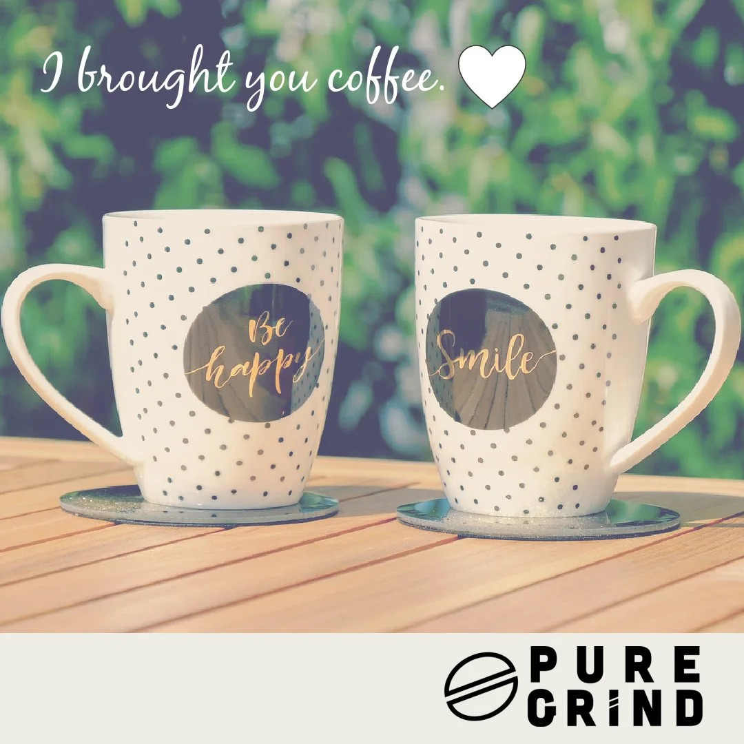 ❤ Everyone loves a little surprise &mdash; especially when it smells like freshly roasted coffee.
Speak their love language. Bring coffee.

#FuelForTheHustle #PureGrindVibes