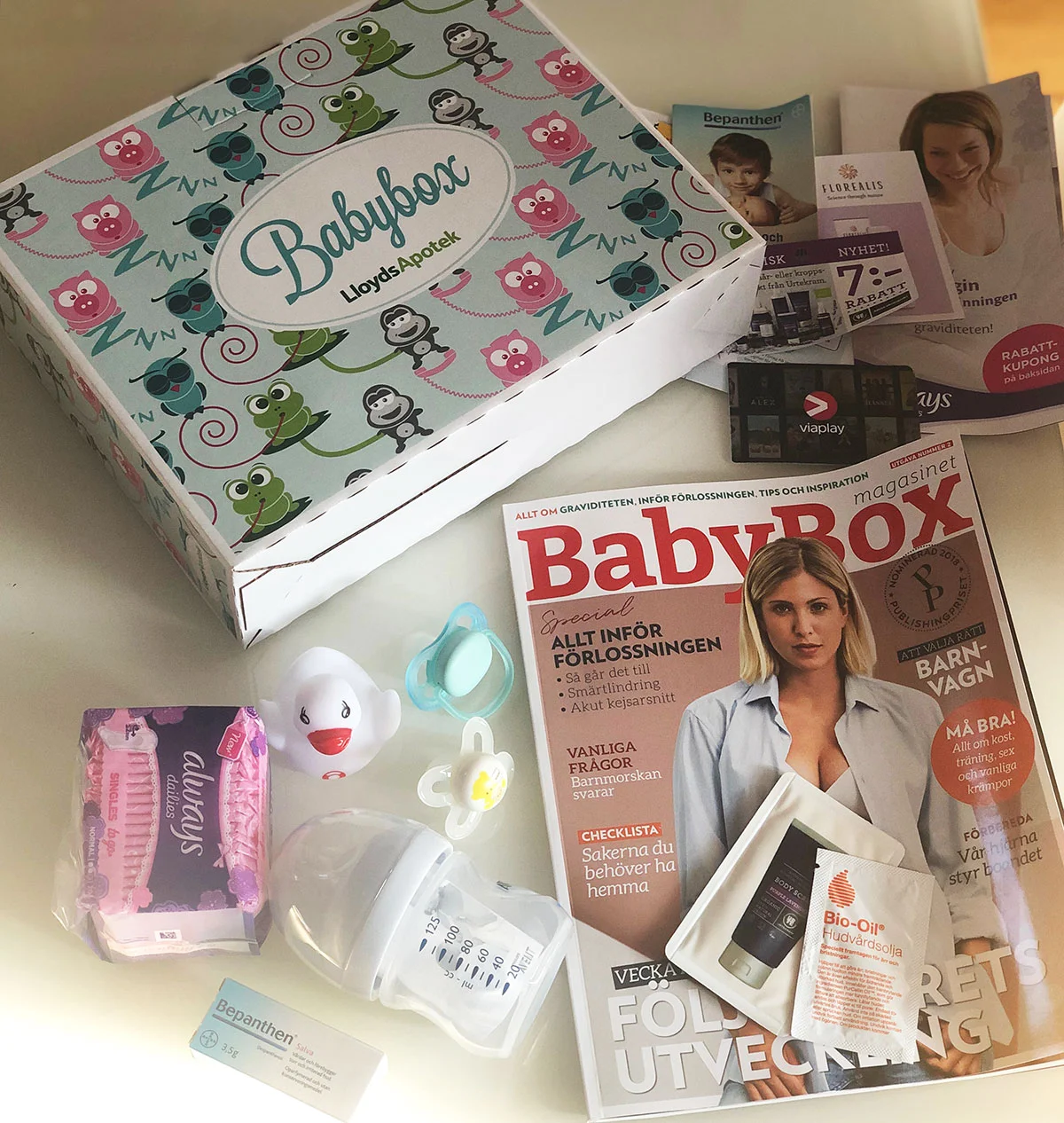 Gratis babybox — Linn Gegerfeldt
