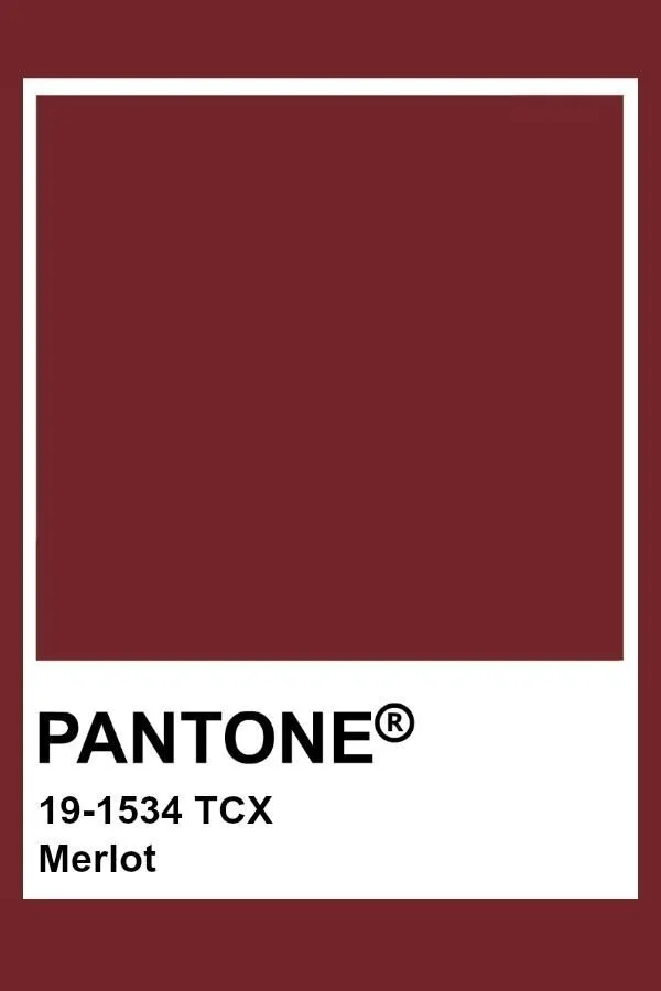 Pantone Merlot #merlot #pantone.jpg