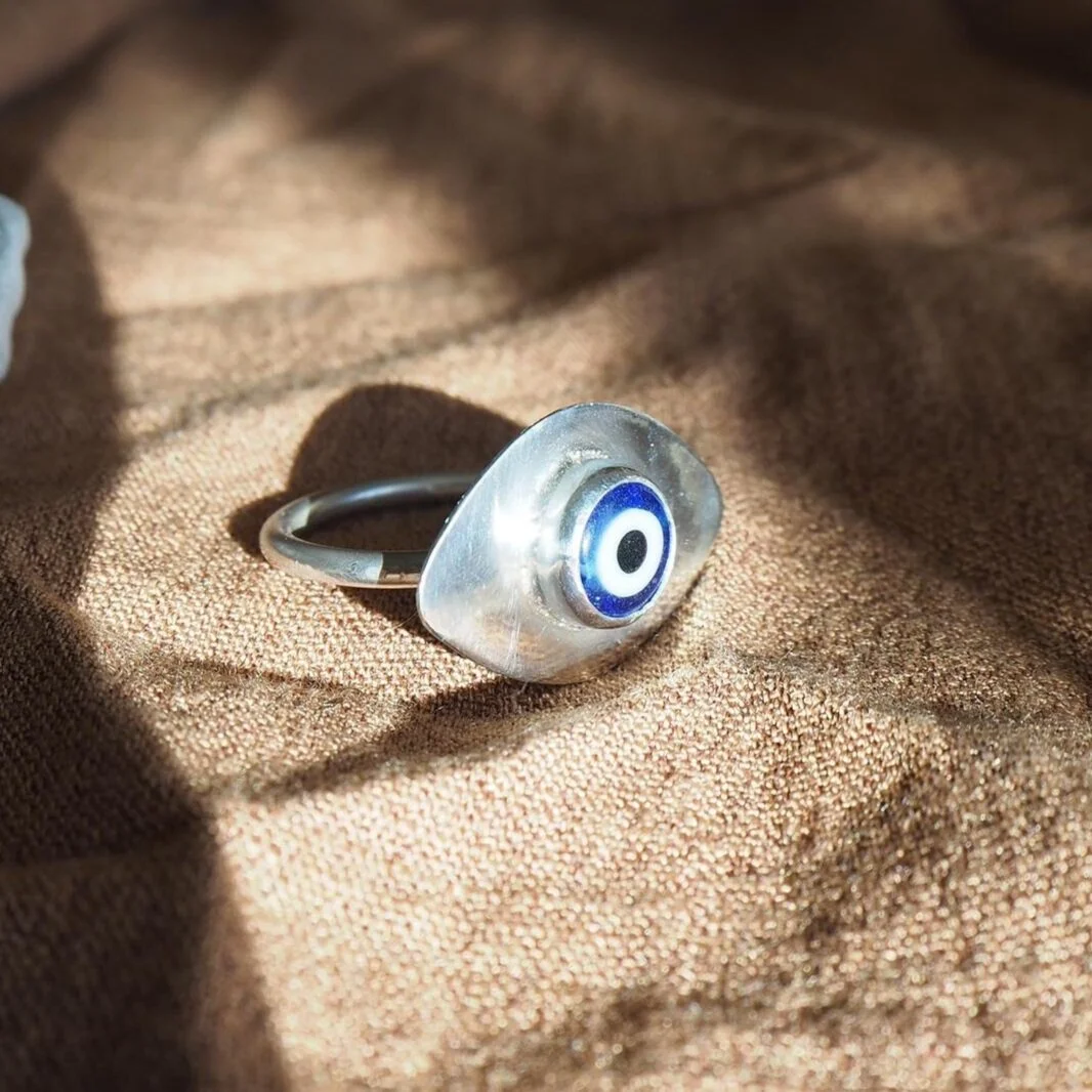 Handmade Evil Eye Ring
