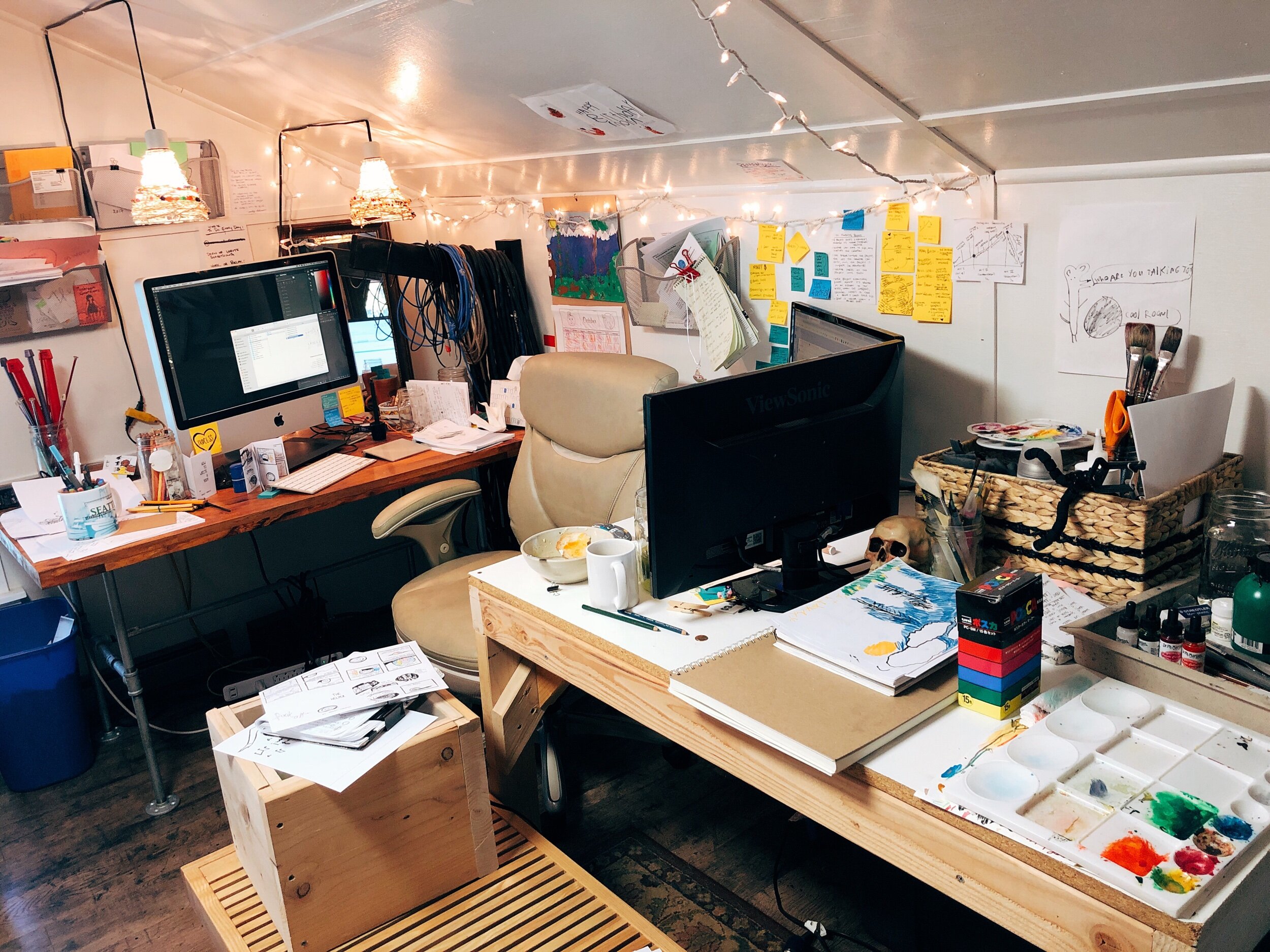 My messy art nest.