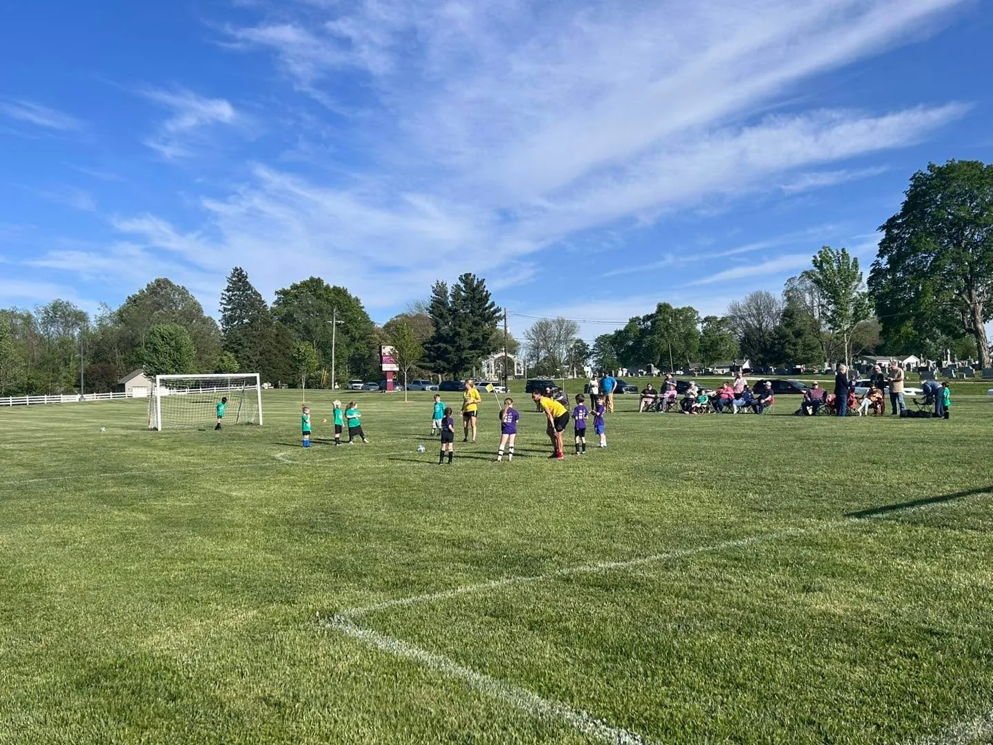 Tuesday was a beautiful evening for soccer!