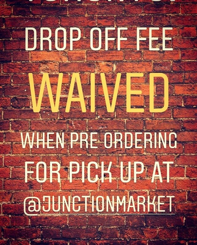 Hey #toronto 
Preorder through @junctionmarket for #saturday pick up and have the drop off fee waived! 
See you at the market! &hearts;️