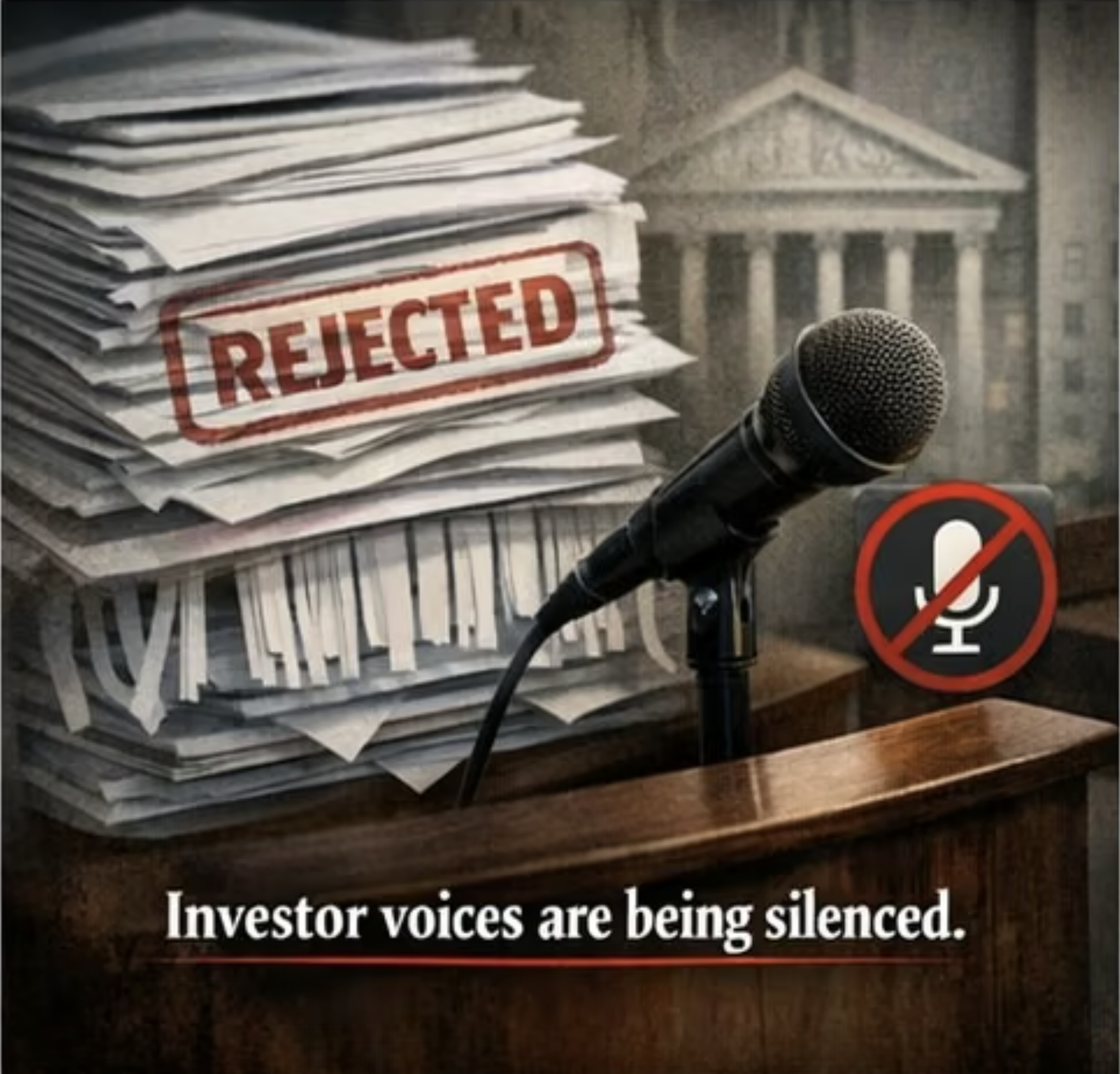 Why Would the SEC Silence Shareholders?