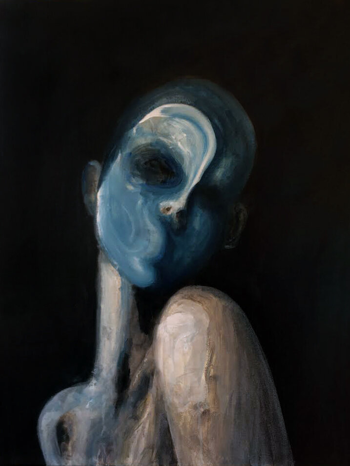 Anthony Rondinone - %22It Girl%22 - 18 x 24 - oil on canvas - 2019.jpg