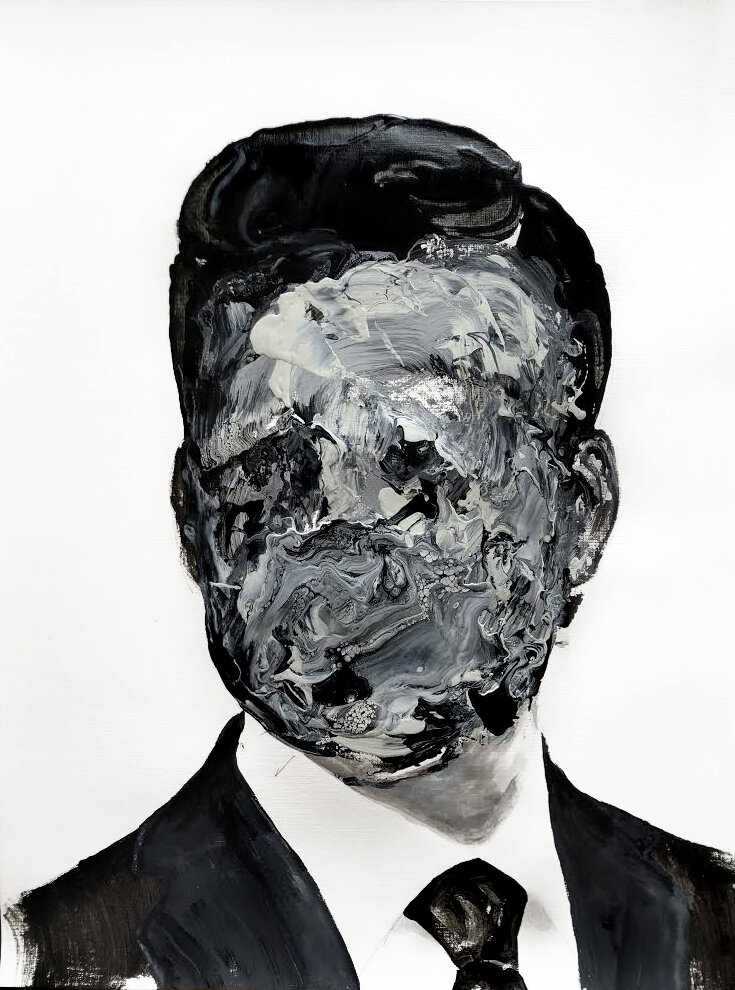 Anthony Rondinone - %22Faceless And Nameless%22 - 18 x 24 - acrylic on canvas paper - 2020.jpg