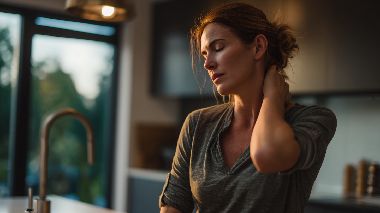 woman showing that Stress Hides in Your Body
