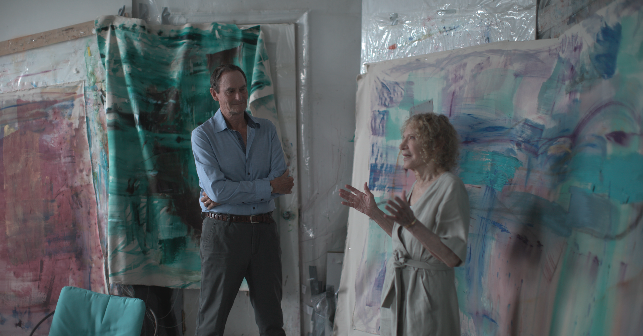 Francine Tint and art critic Bob Mattison.png