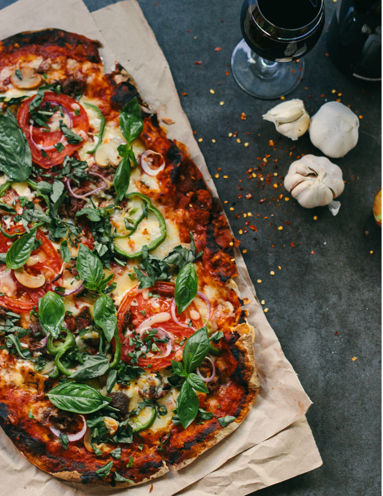 Gourmet Pizza in the Garden