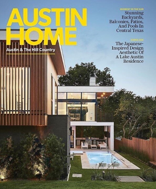 Our S4th house is on the cover of the latest Austin Home magazine this month. Check it out. .⁠
.⁠
.⁠
#austin #architecture #dwell #art #contemporary #travel #luxury #design #engineering #house #home #interiordesign #modern #landscape #remodel #love #