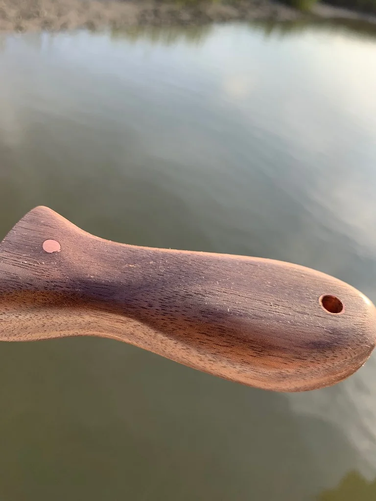 Saw Blade Oyster Knives - Walnut