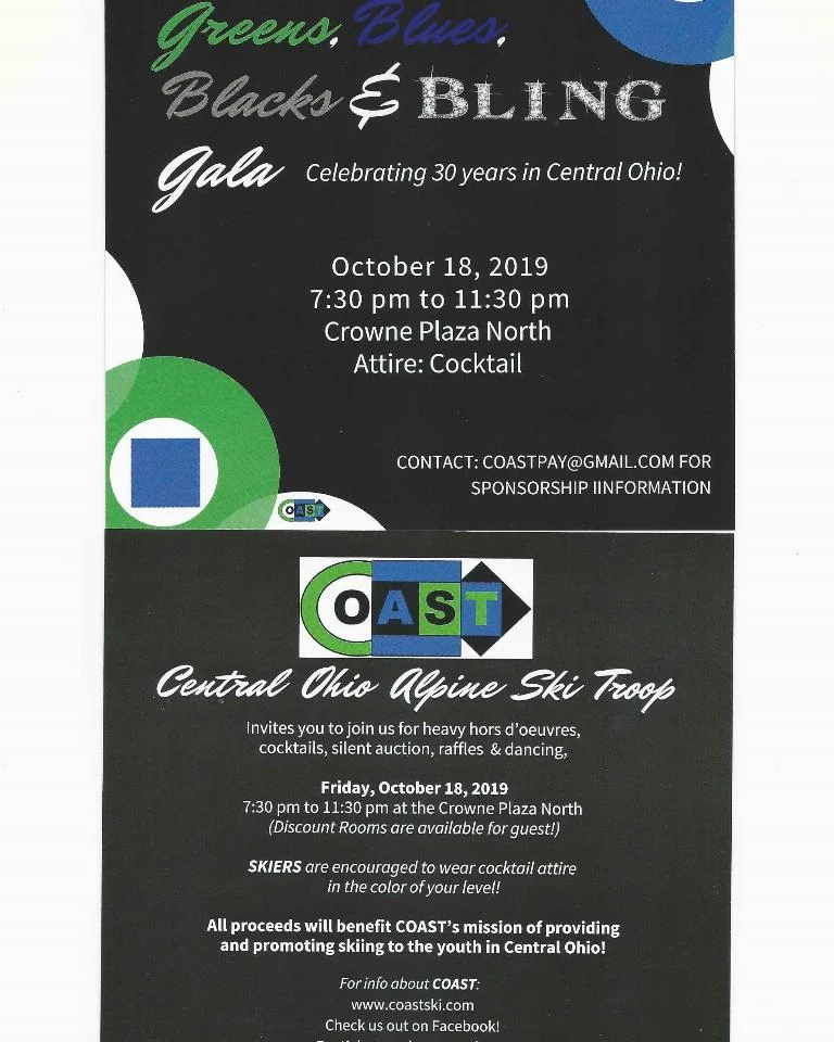 Greens, Blue, Black &amp; Bling Gala