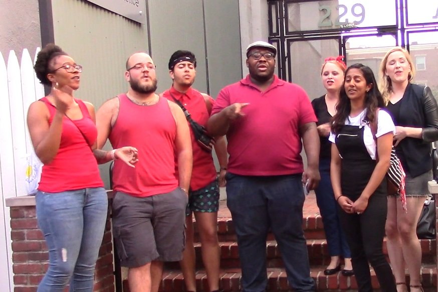 A Summer 2019 First Friday Traveling A Cappella Performance; Old City, Philadelphia, PA
