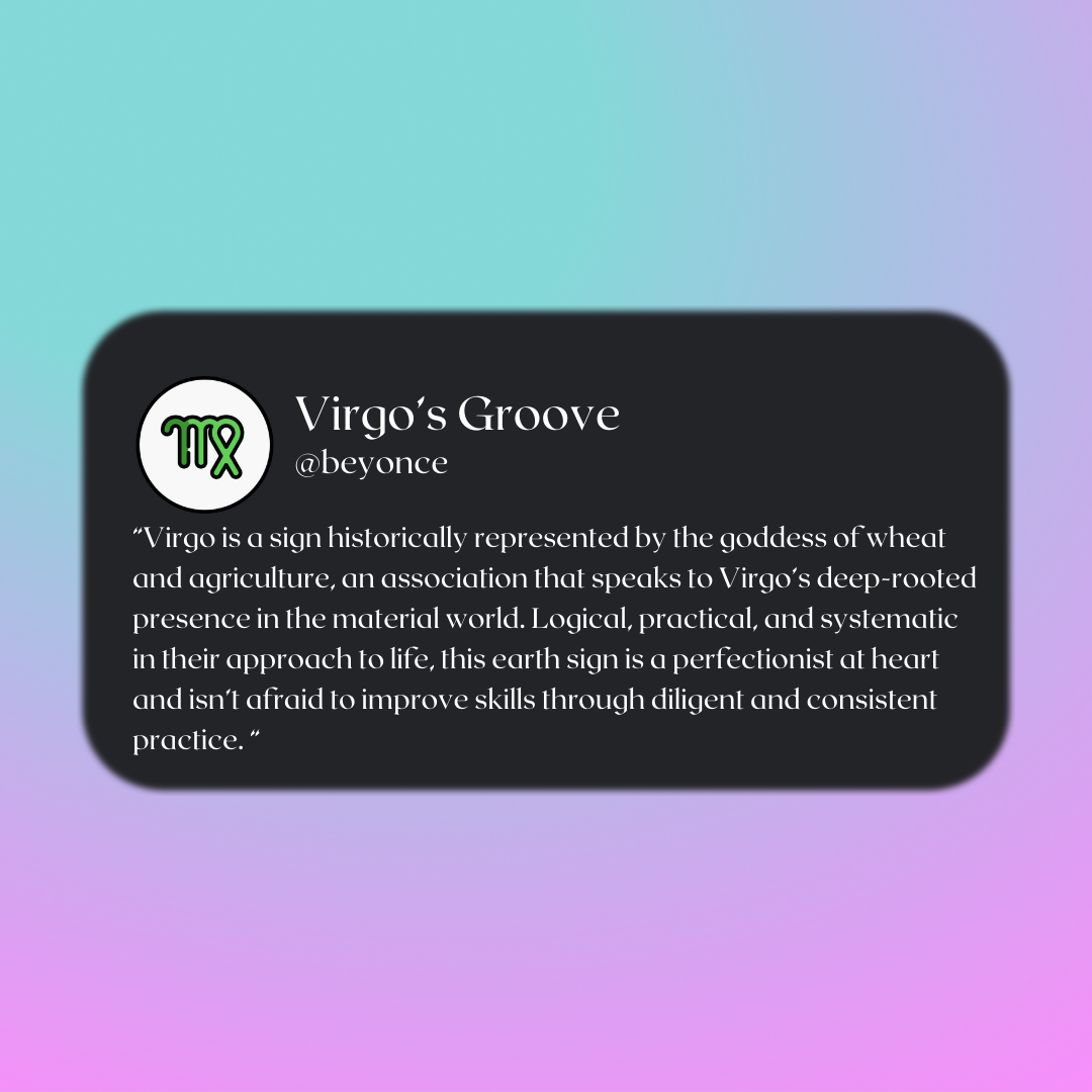 Virgo's Groove by Beyonce - Music Video Debut