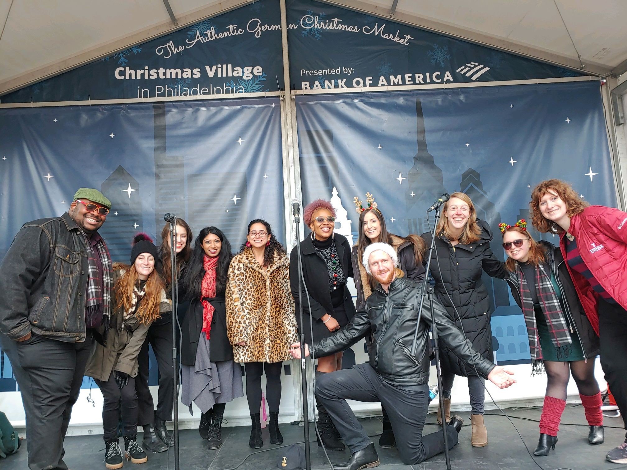    Noteworthy onstage at Philadelphia’s Christmas Village in 2022   
