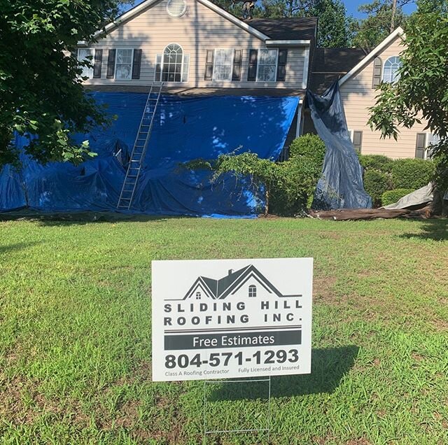 Preparing to install another GAF roofing system on this Hanover county Va home today. #slidinghillroofing #rvaroofingcontractor