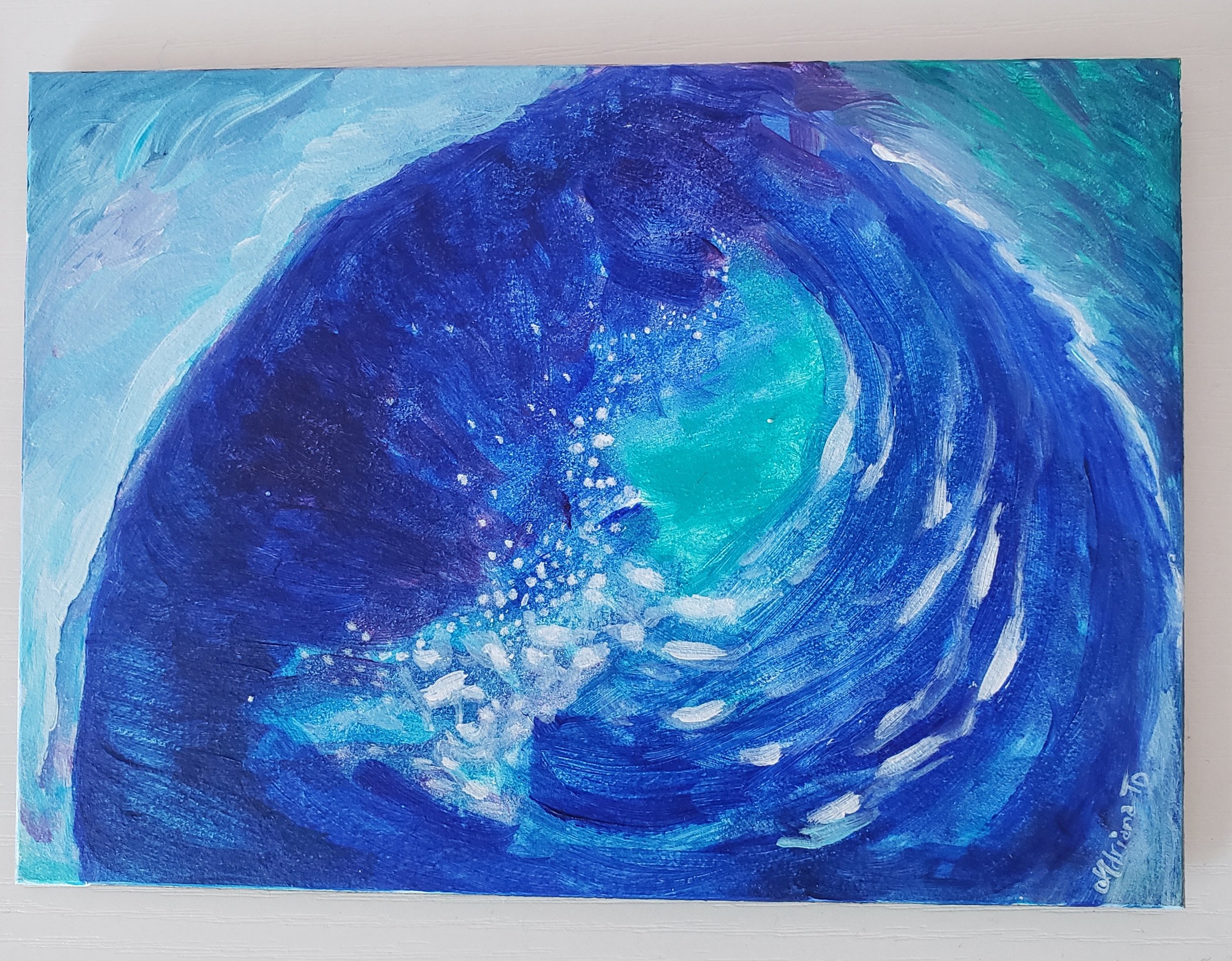 Water's Exhale - 5"x7" 