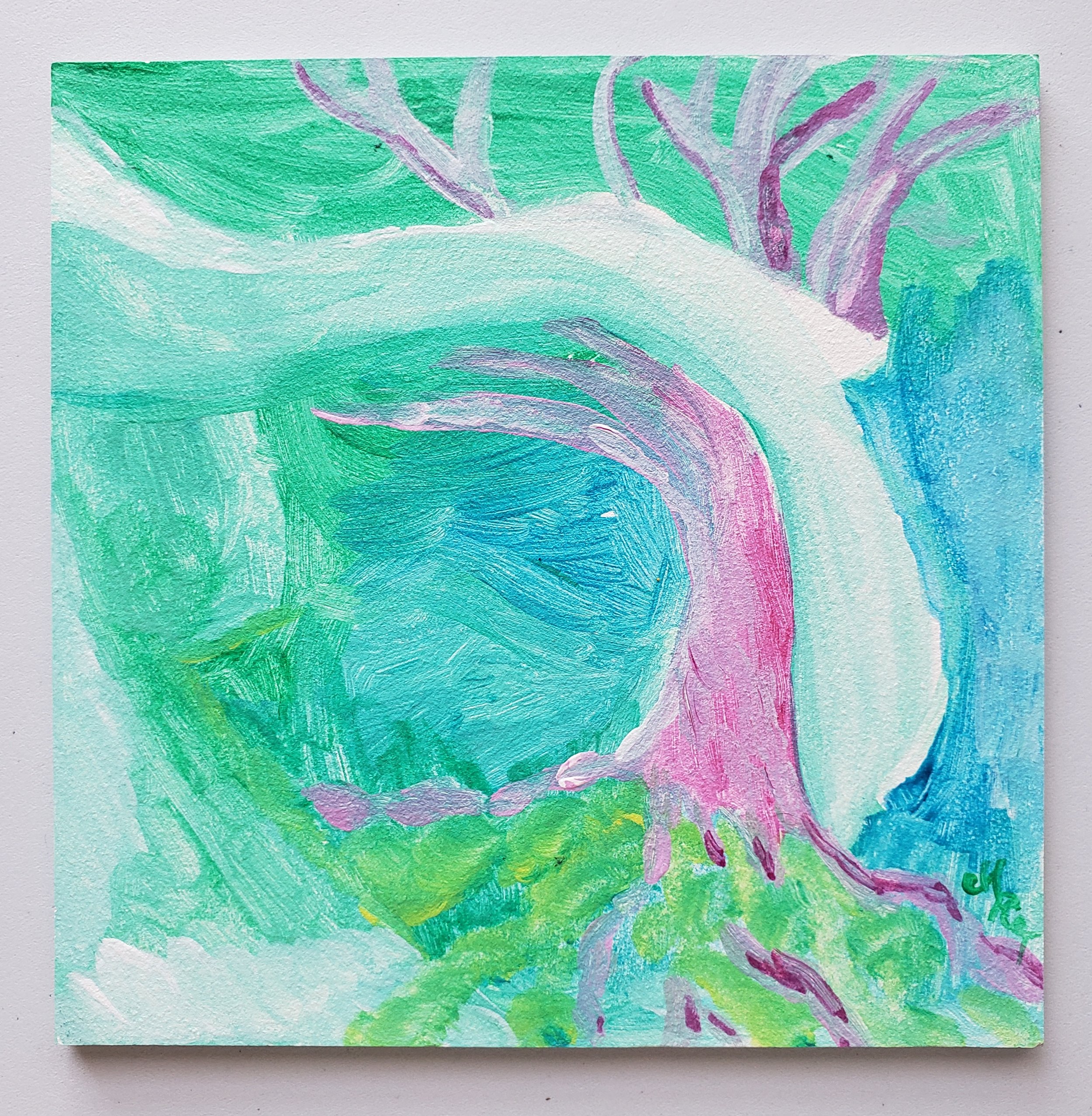Thawing Roots - 5"x5" 