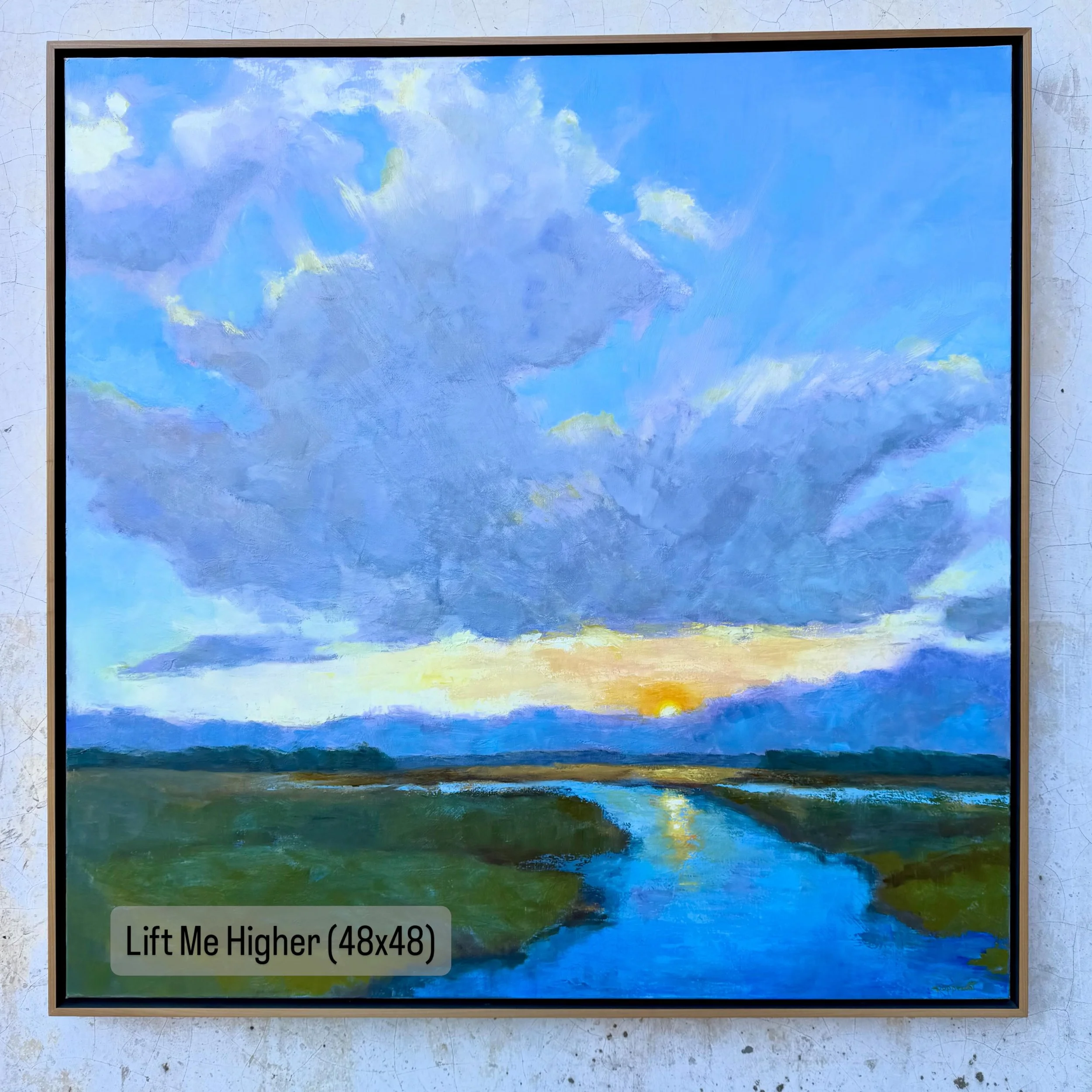 Are you looking for the perfect large painting for your home? Here&rsquo;s a few of my favorites that could be your solution! Message me for details.

Lift Me Higher (48x48)
Daydream (36x48)
Seafire (48x48)
Blue Ridge Eventide (36x48)
When the Tide T