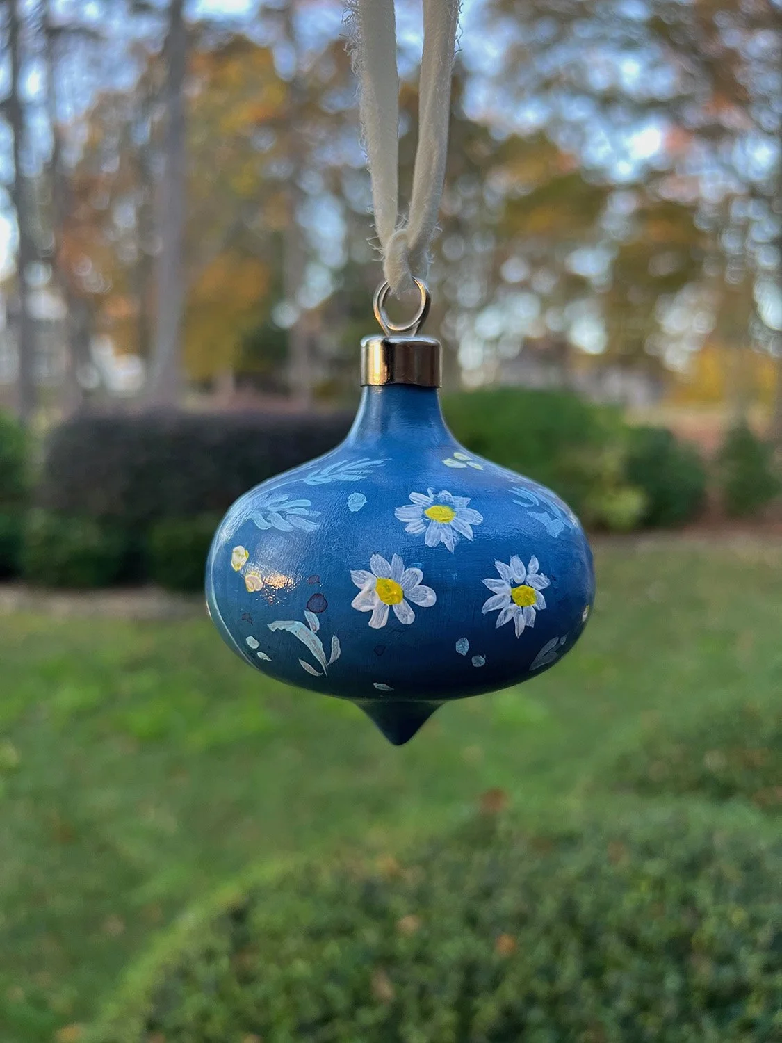 Hand Painted Bisque Ornament #7