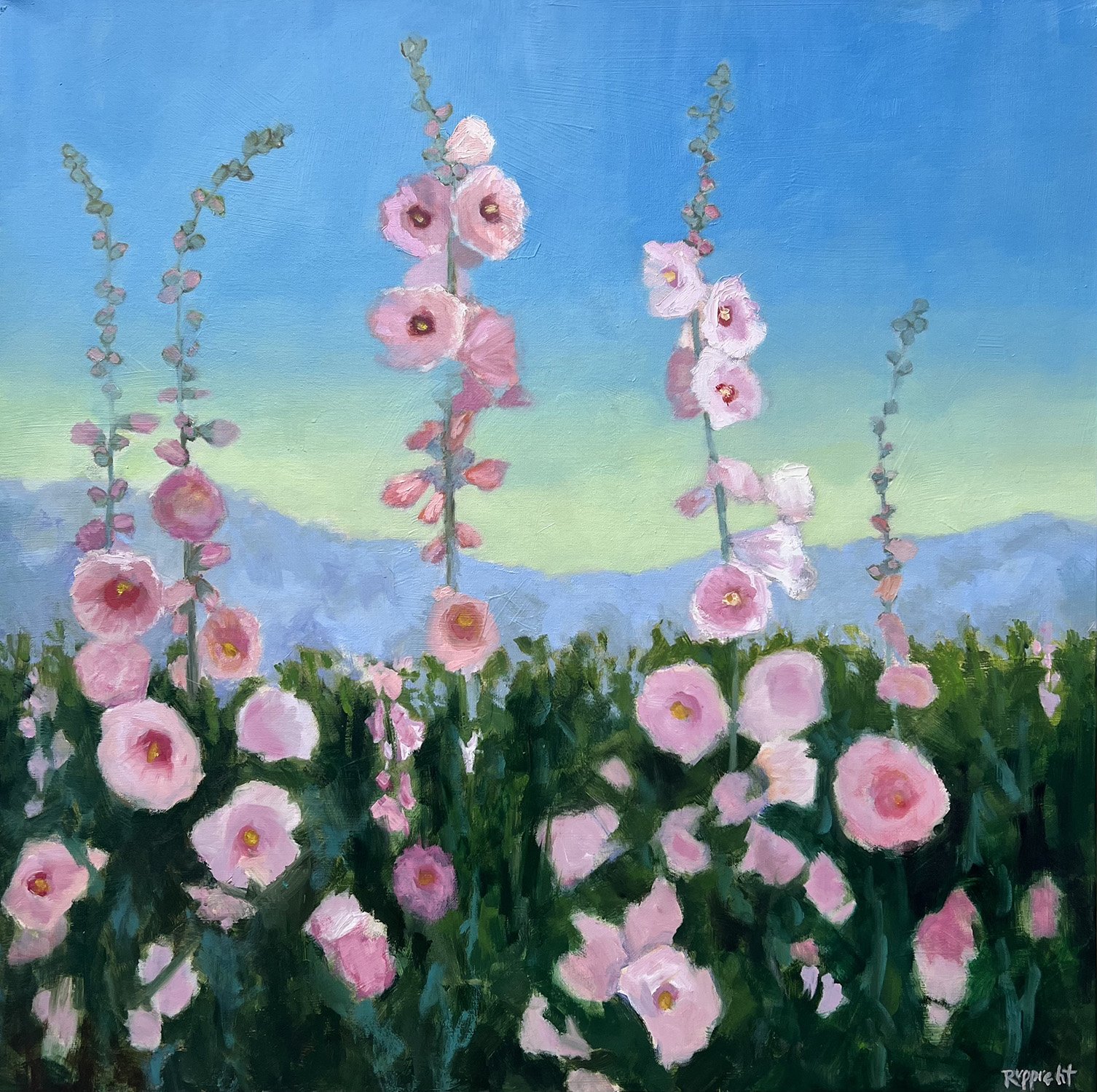 Twilight in Bloom (36x36)