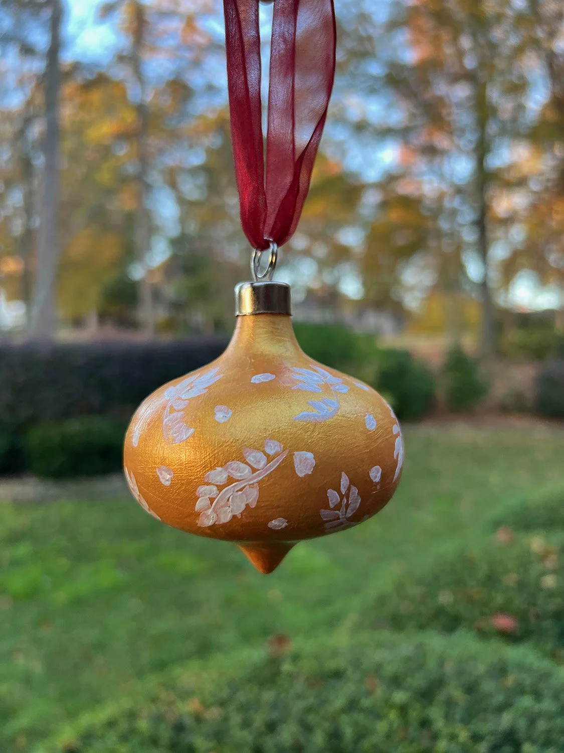 Hand Painted Bisque Ornament #5