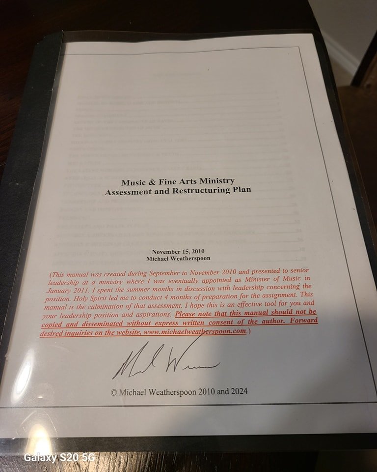 ✨ Who knew? ✨ Learning that administration is one of my spiritual gifts has been such an eye-opener! 💡 

Reading this Assessment and Restructuring Plan from my brother @michaelweatherspoon was absolutely my JAM!  He truly is a gem. 

This manual is 