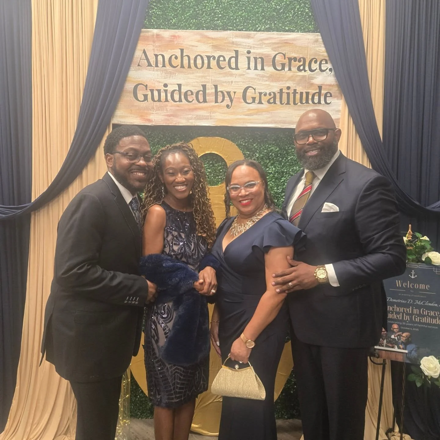 Give honor to whom honor is due! Pastor Dr @pastormac_  we love and honor your 35 years of preaching. I honor you for your musical mentorship, guidance,  and support of my ministry since I was a teen. You are a true pillar of the faith. 

 I had the 