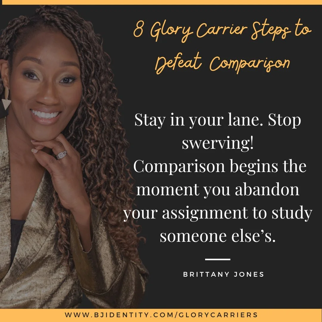 Comparison is subtle&mdash;but it&rsquo;s dangerous.
It pulls your eyes off your assignment and onto someone else&rsquo;s oil.

Glory Carriers obey, collaborate, and stay in our lane.

If God called you, He already factored in who you are.

Read this