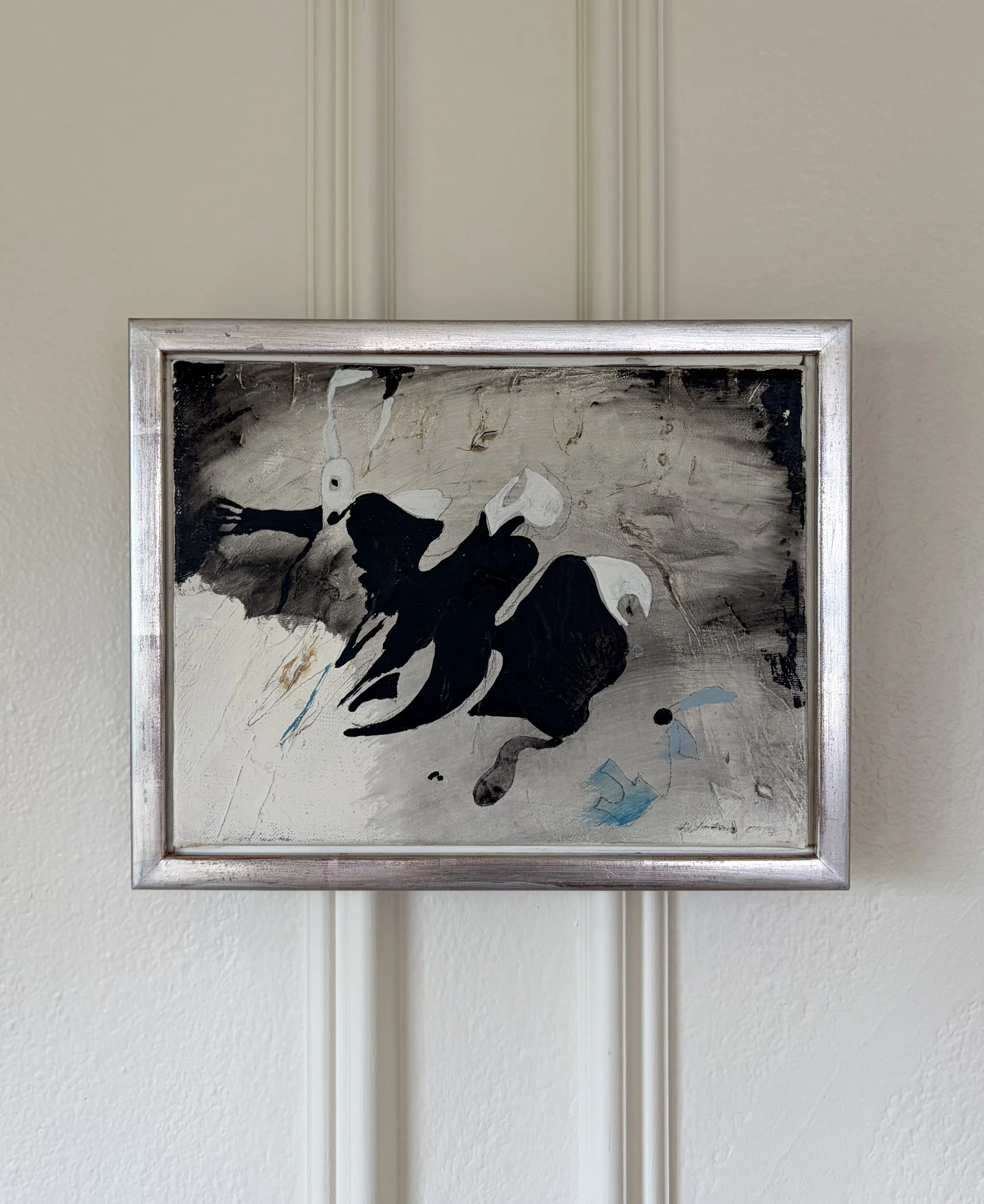 Untitled abstraction (black and gray)