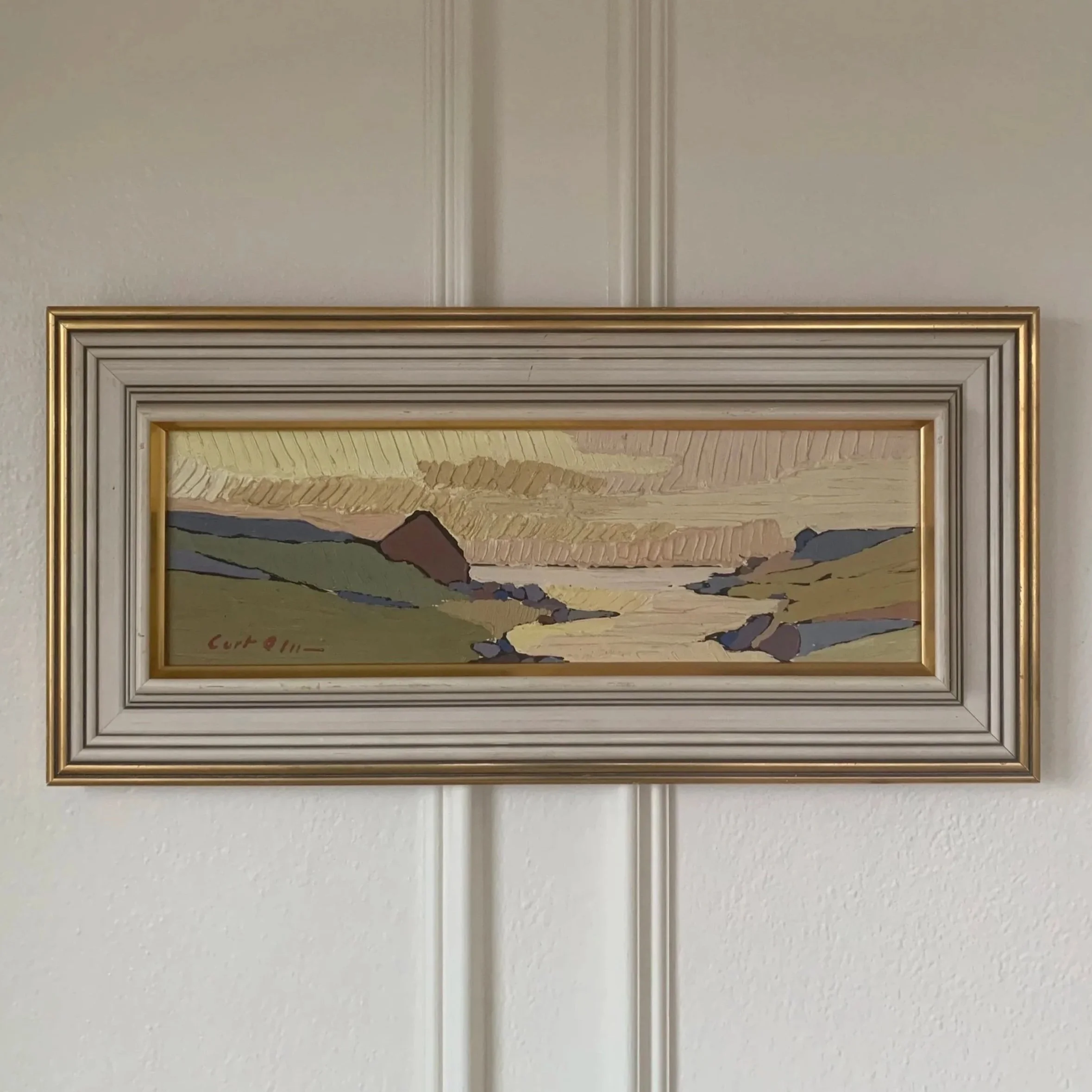 Scandinavian Landscape in Ochre