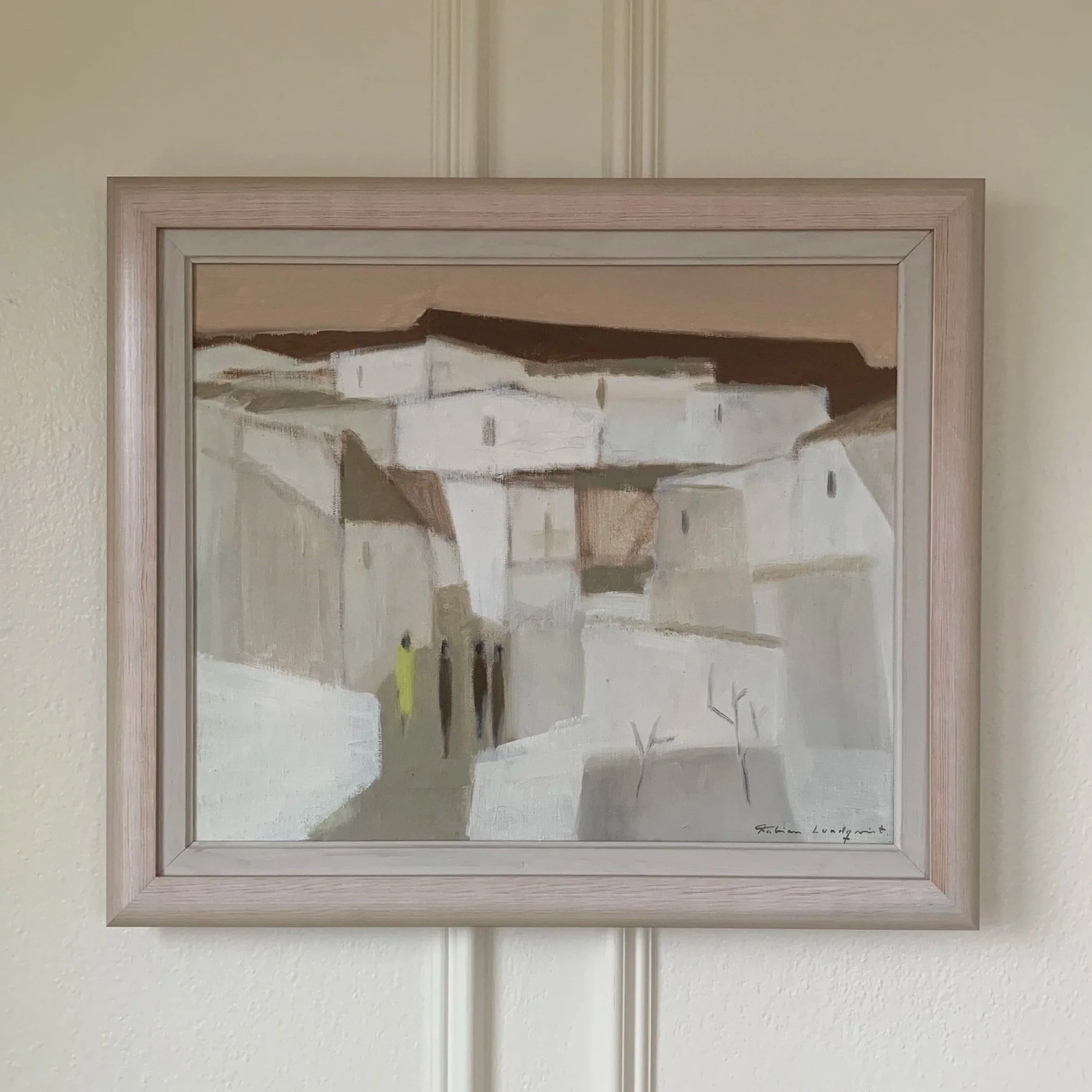 Spanish Village (Woman in Chartreuse Dress)