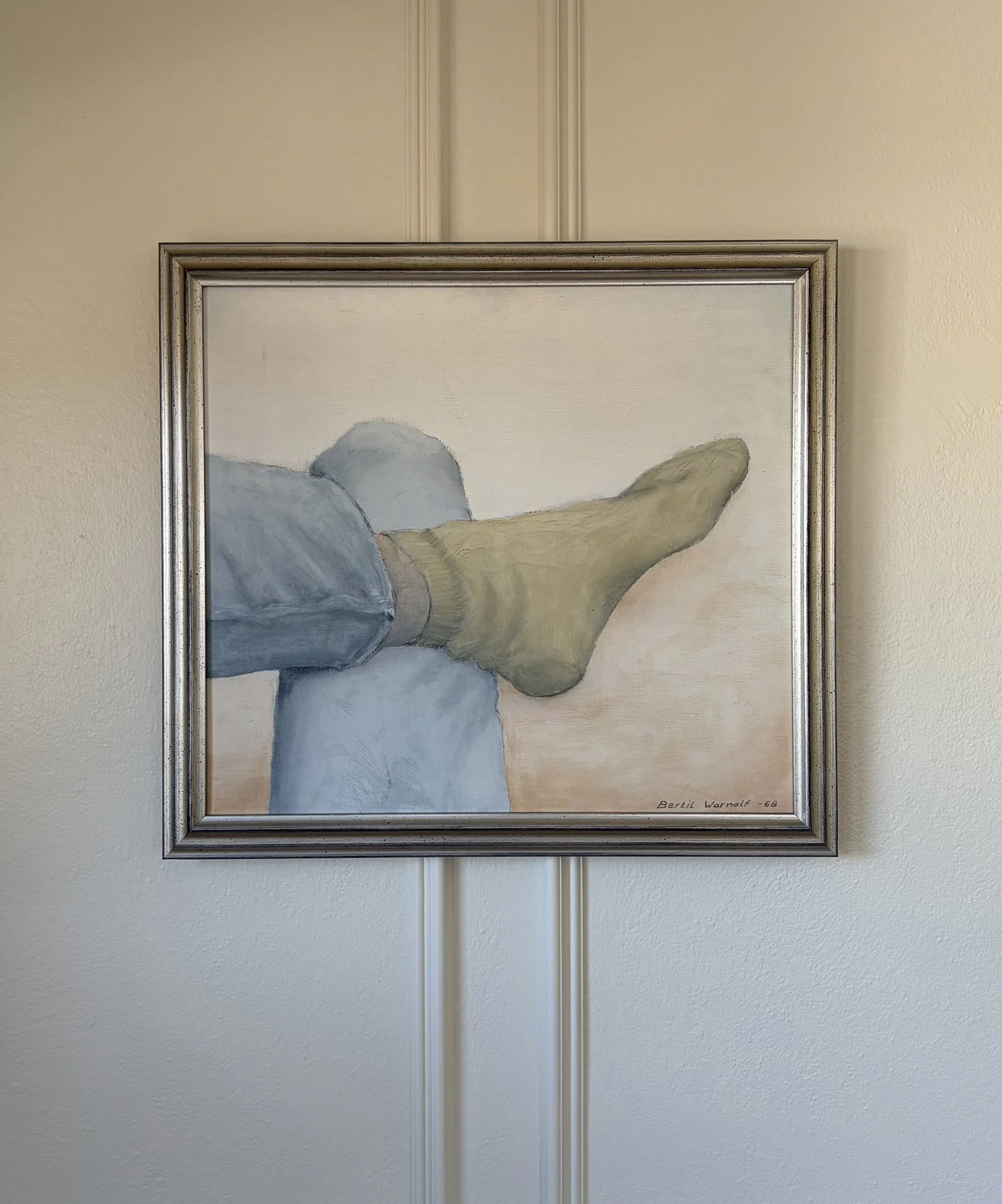 Self Portrait (socked foot)