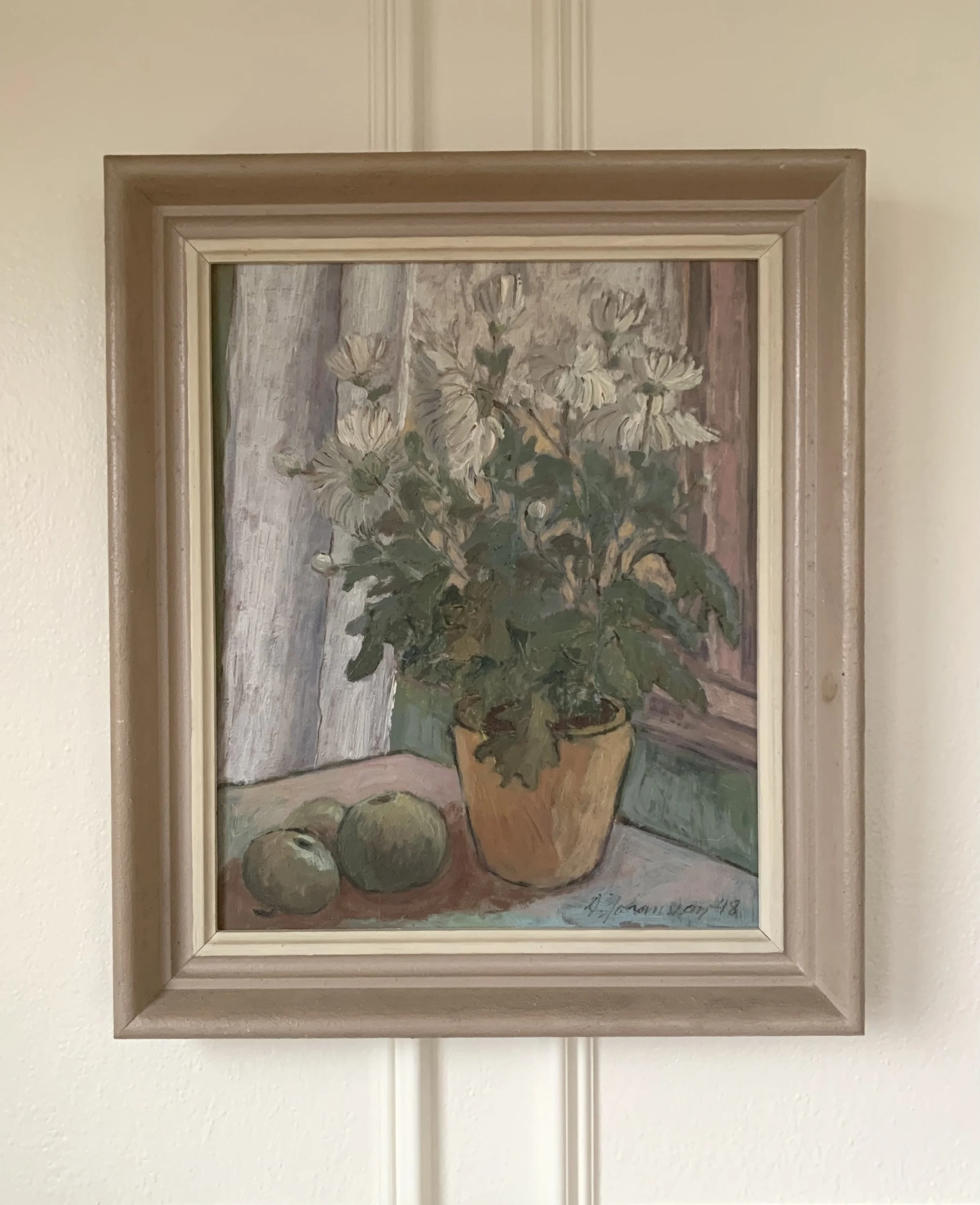 Potted Daisies (still life)