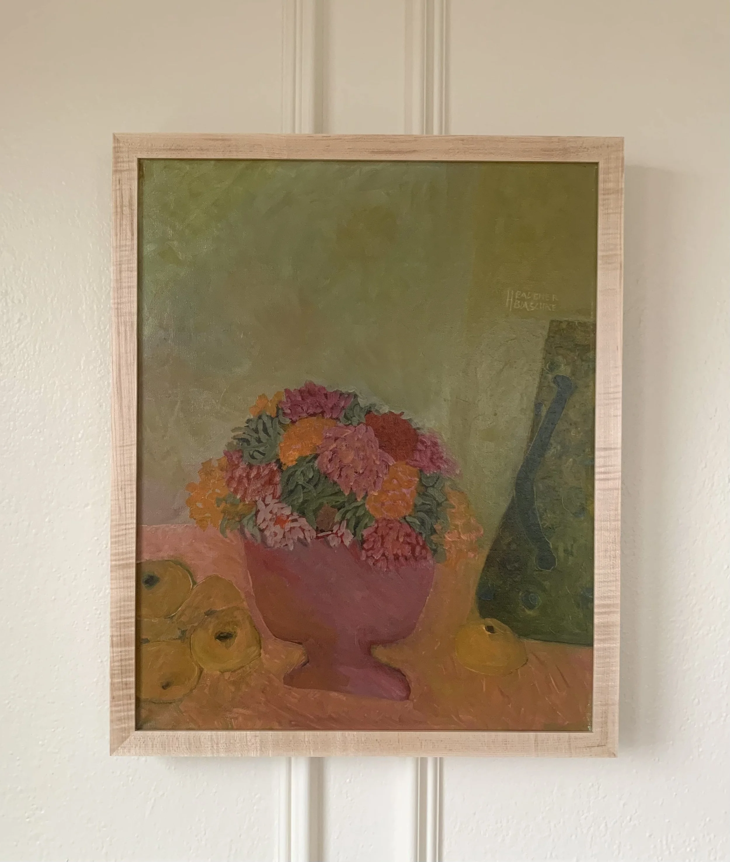 Floral Still Life with Fruit