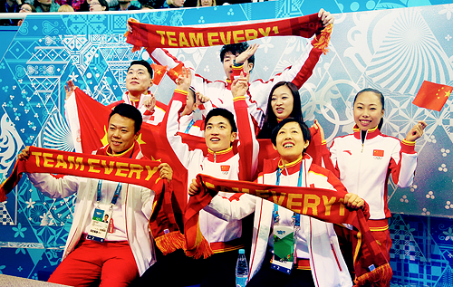 McDonald's Campaign for the XXII Olympic Winter Games; Olympian activation