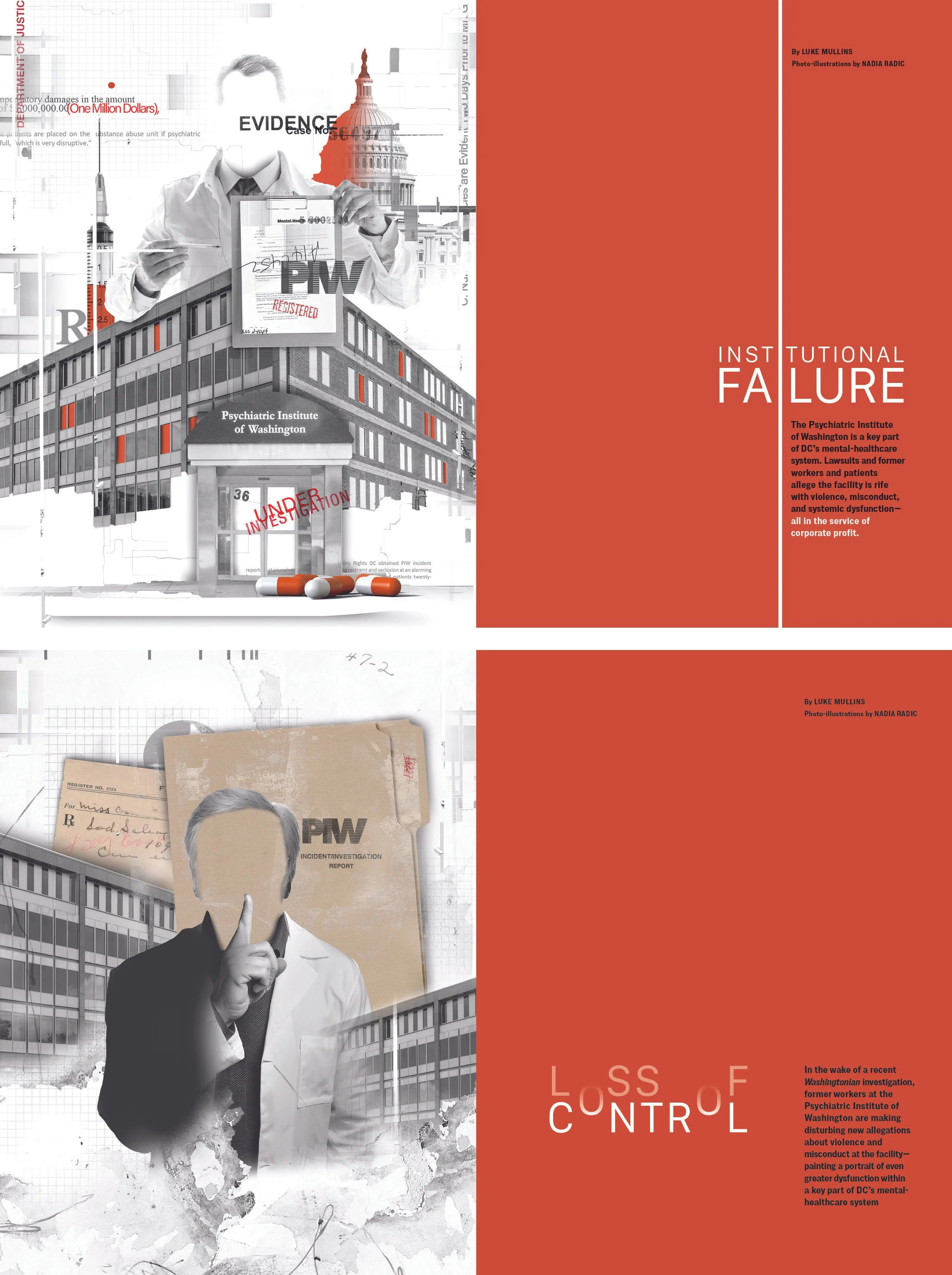 Washingtonian; The Psychiatric Institute of Washington investigative report, Part 1 & 2