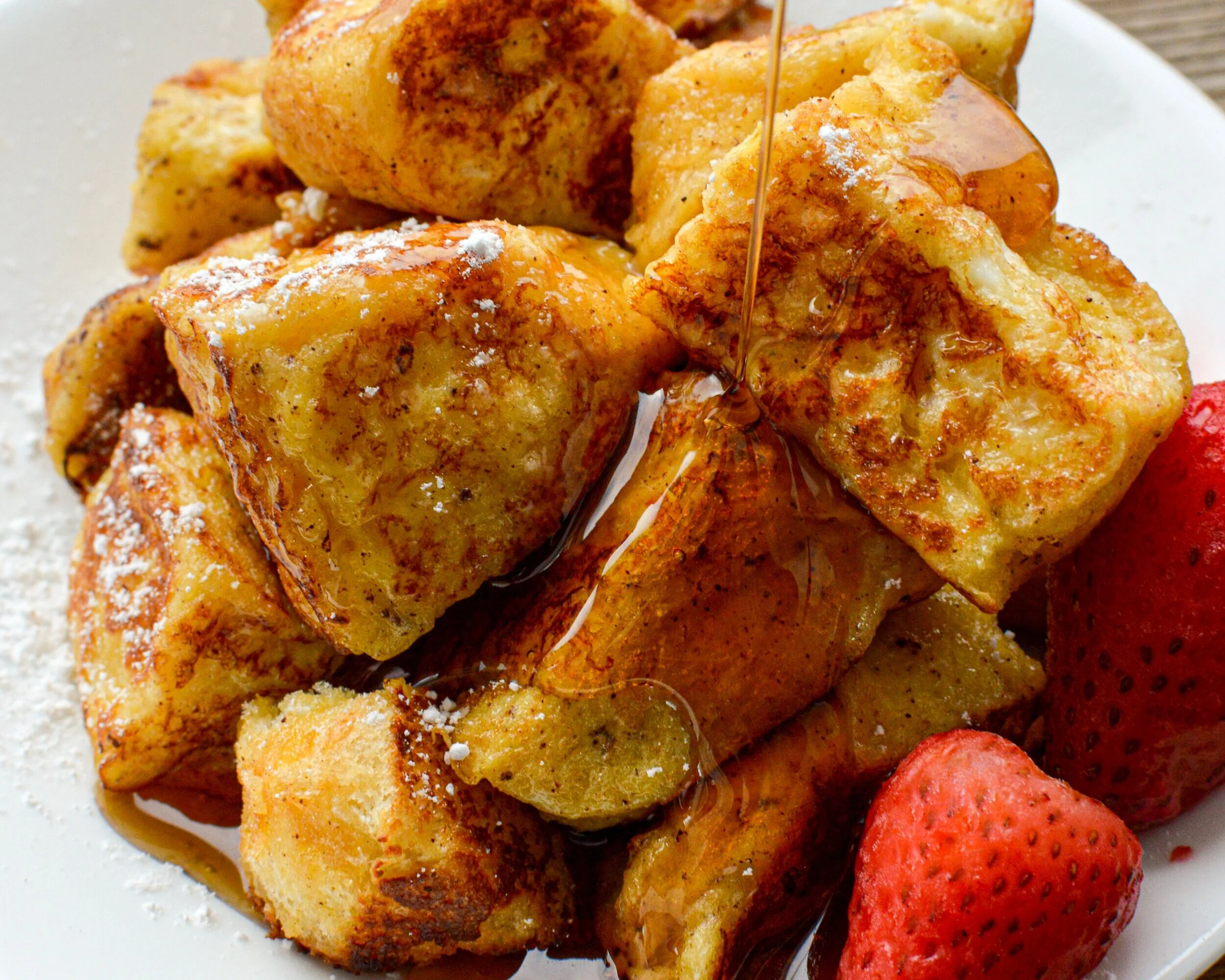 Recipe King's Hawaiian French Toast Cubes — Food Photography by Peggy Chen