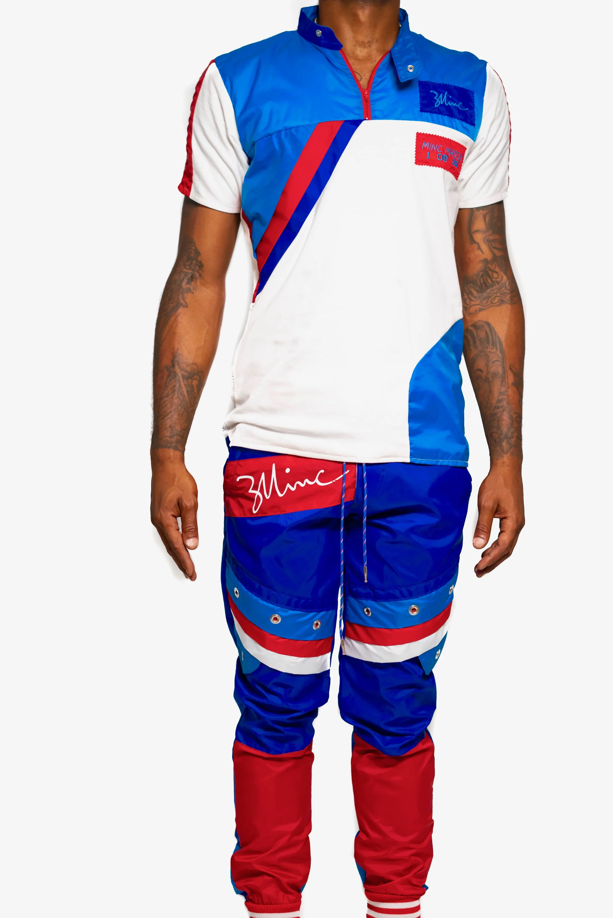 "THIRD TRIUMPH" Rip-Stop Track Pants 