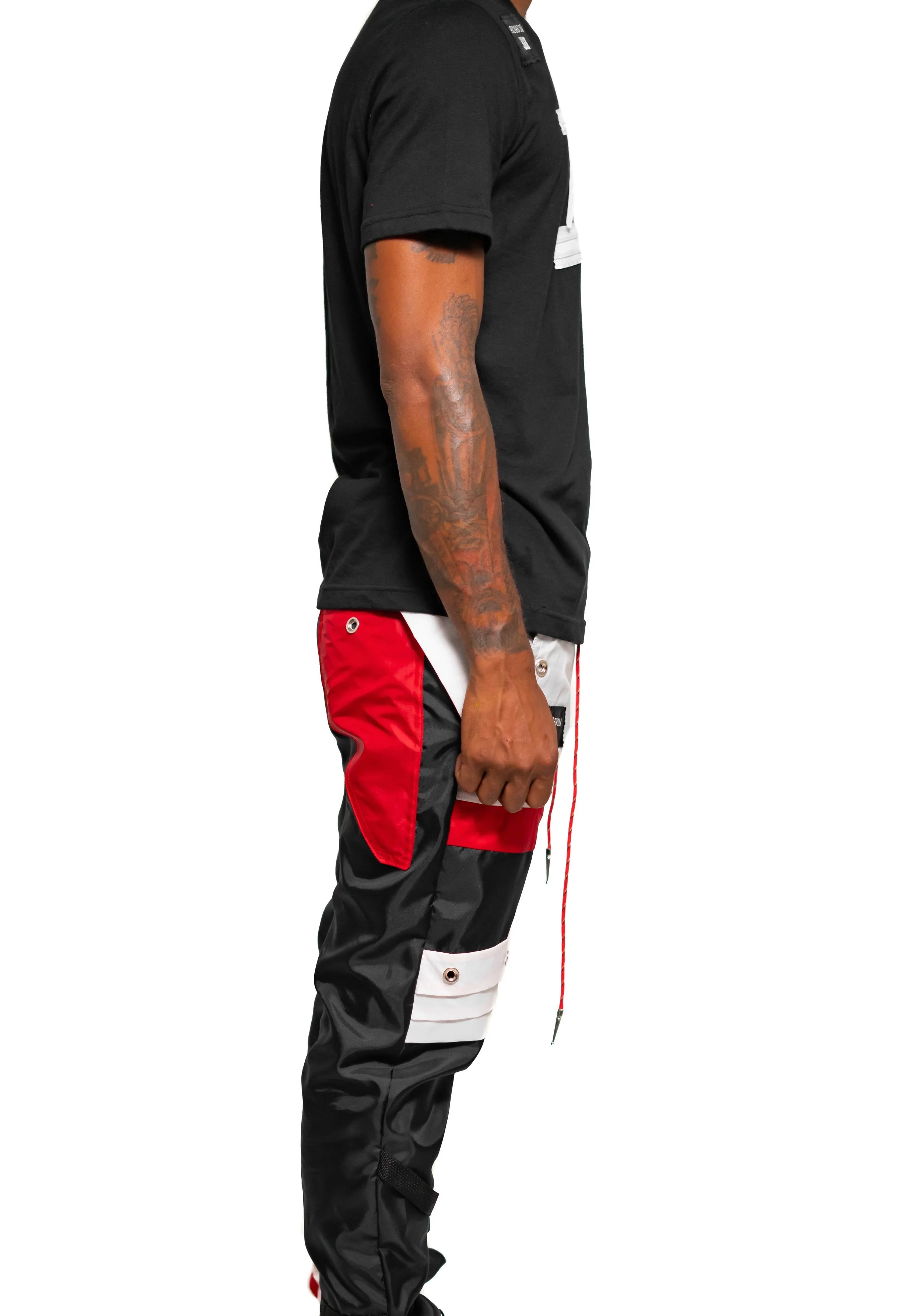'MORTALKOMBAT Rip-Stop Track Pants" 