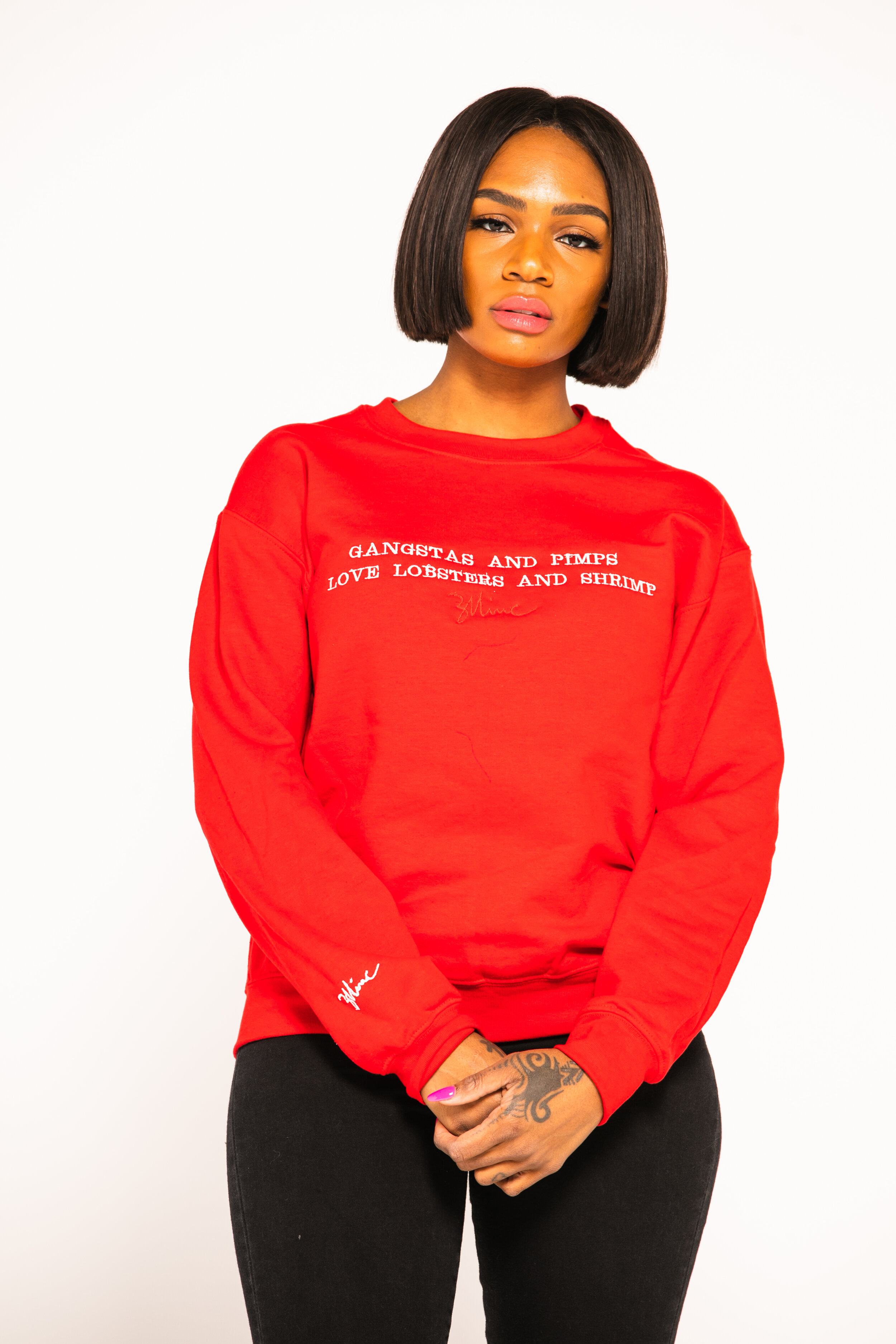 "Seafood Sp3cial" Unisex Crew Star Red