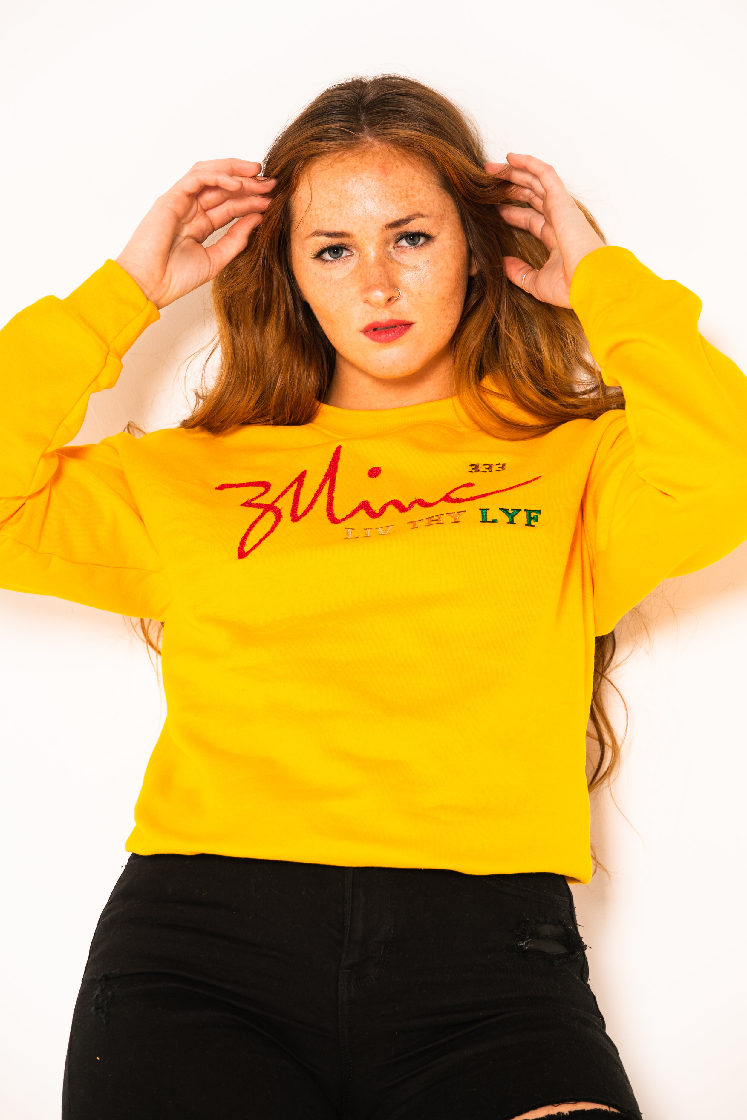  "Signature 333" Unisex Hoody GR Yellow