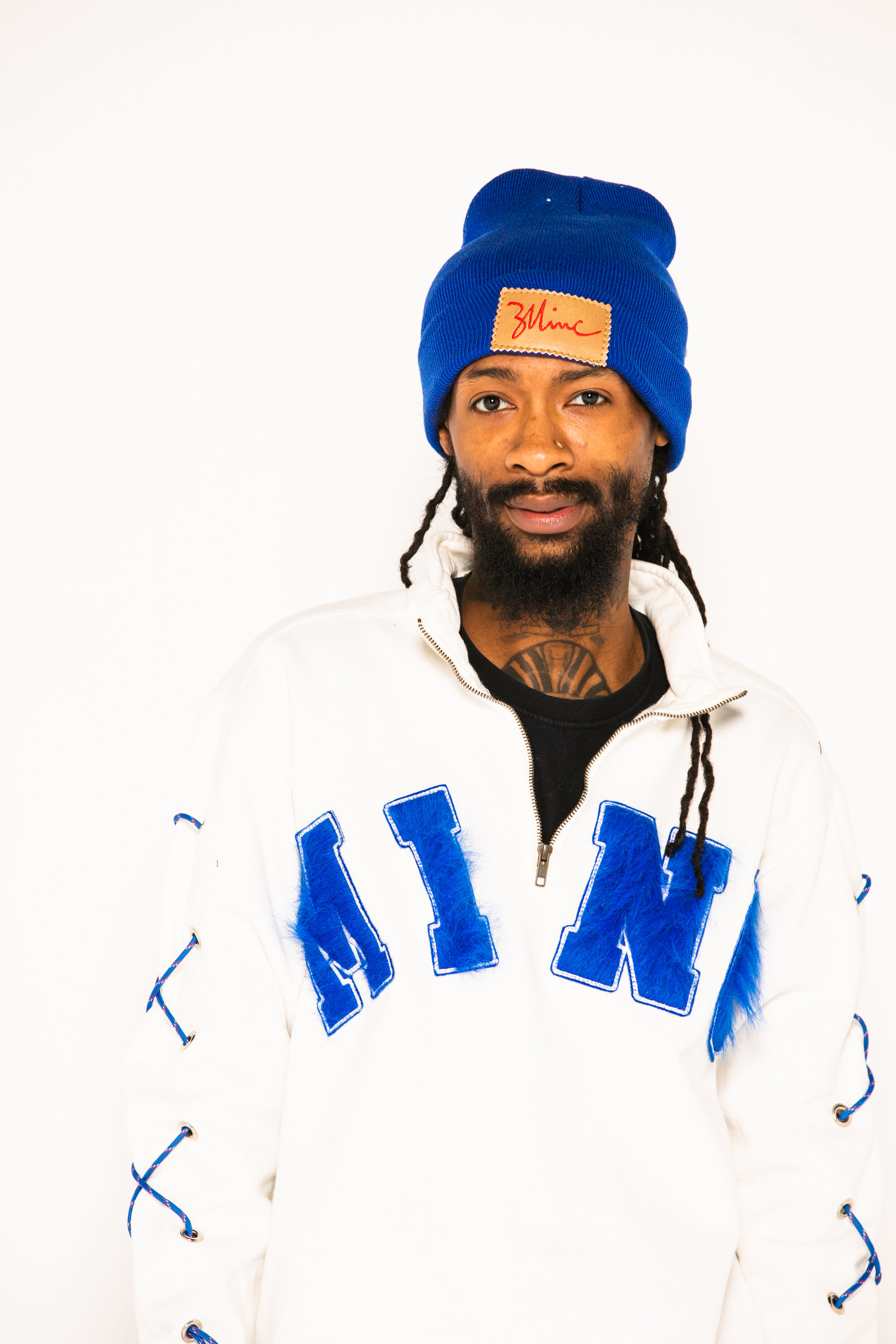 "KAN3" Unisex Mock Neck Crew