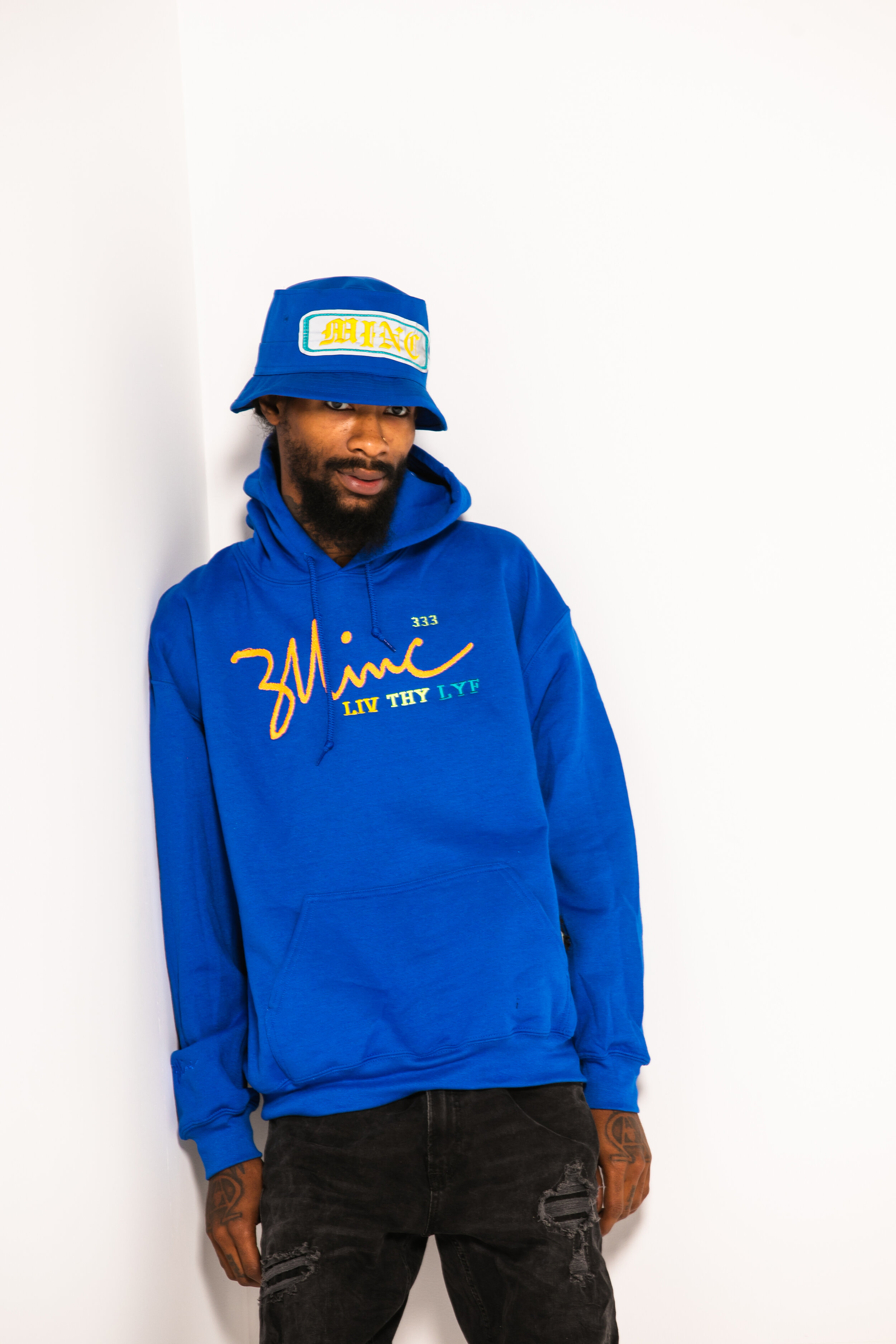  "Signature 333" Unisex Hoody Medium Gray