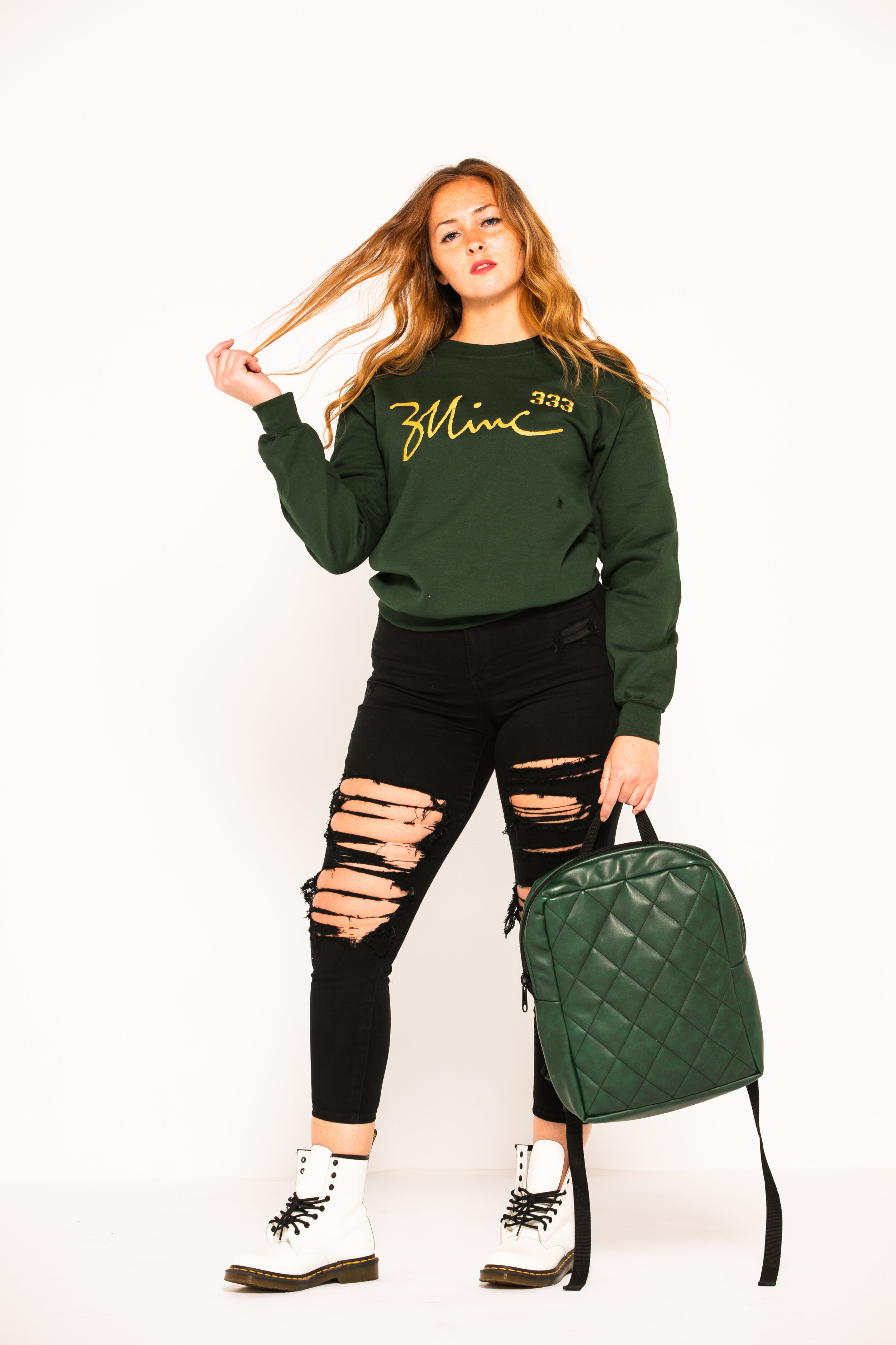  "Signature 333" Unisex Crew Green